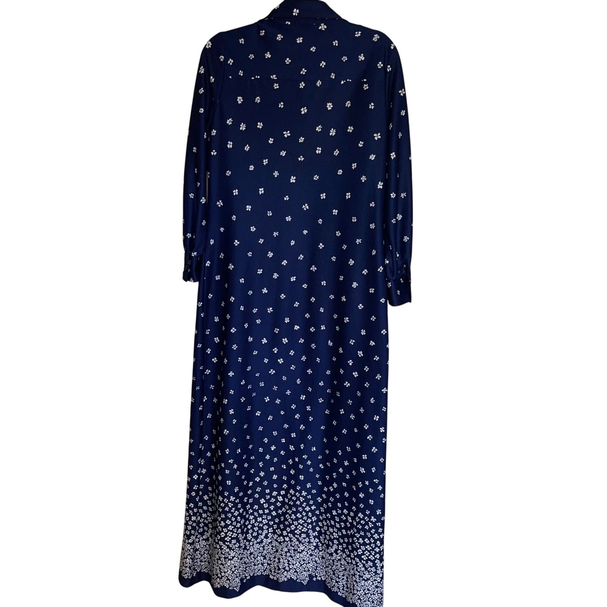 Vintage Parade Vintage 1970s Womens Shirt Dress Size Large Size L / US 10 / IT 46 - 2 Thumbnail