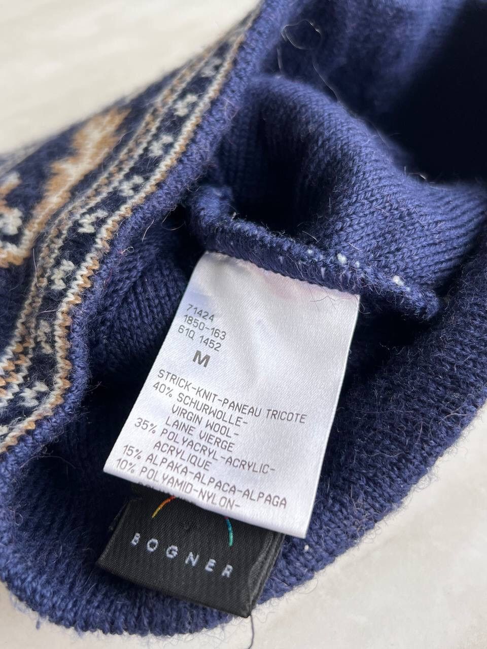 Bogner Bogner man wool alpaca winter hat vintage winter land Size ONE SIZE - 5 Thumbnail