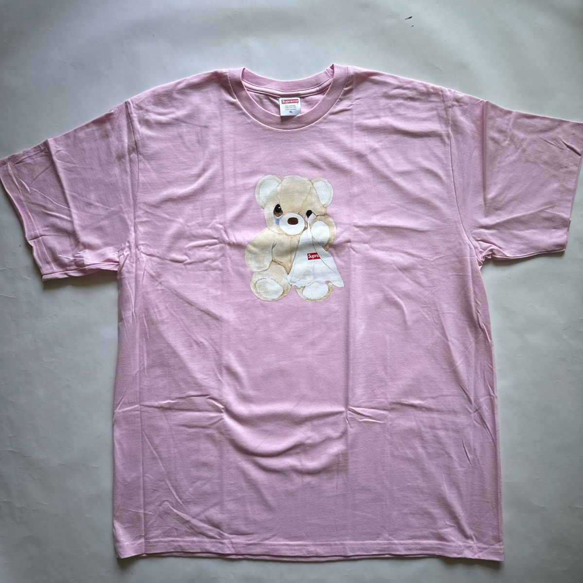 Supreme Supreme Bear Tee SS25 light pink X-large | Grailed