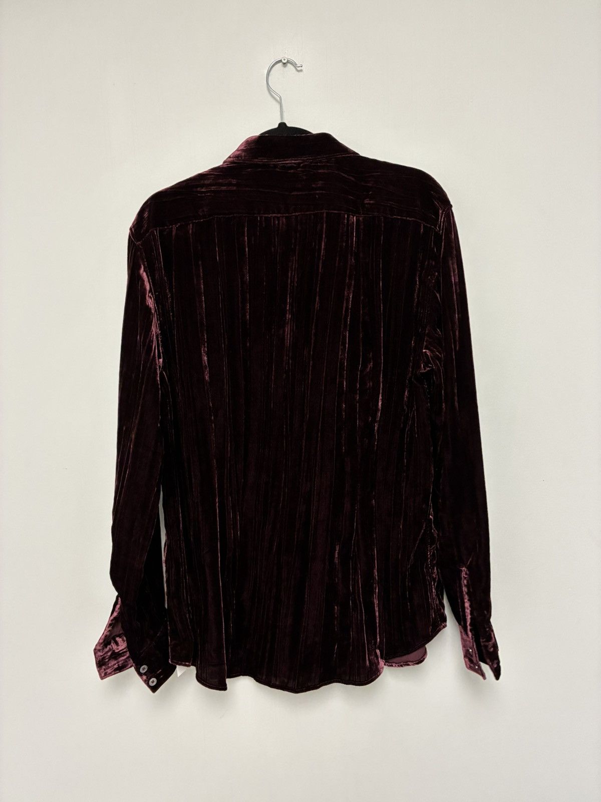 John Varvatos Crinkled Velvet slim Shirt large Size US L / EU 52-54 / 3 - 10 Thumbnail