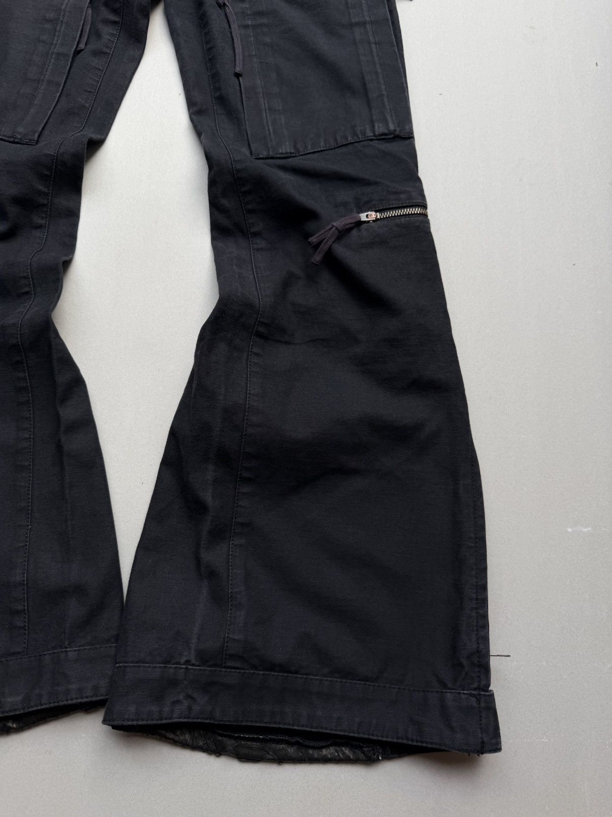 Japanese Brand Avirec lace-up flare cargo pants Size US 26 / EU 42 - 2 Thumbnail