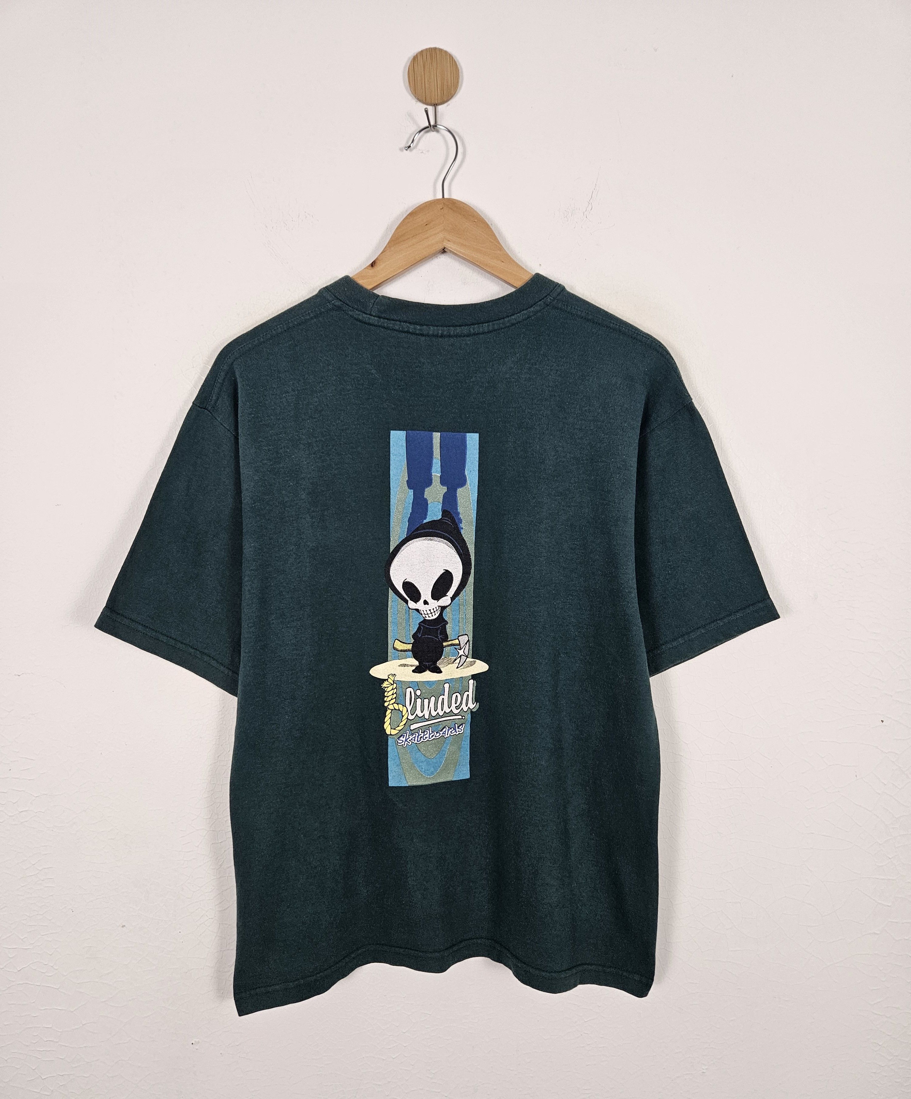 Vintage Blind Blinded Skateboard Parody 90s shirt
