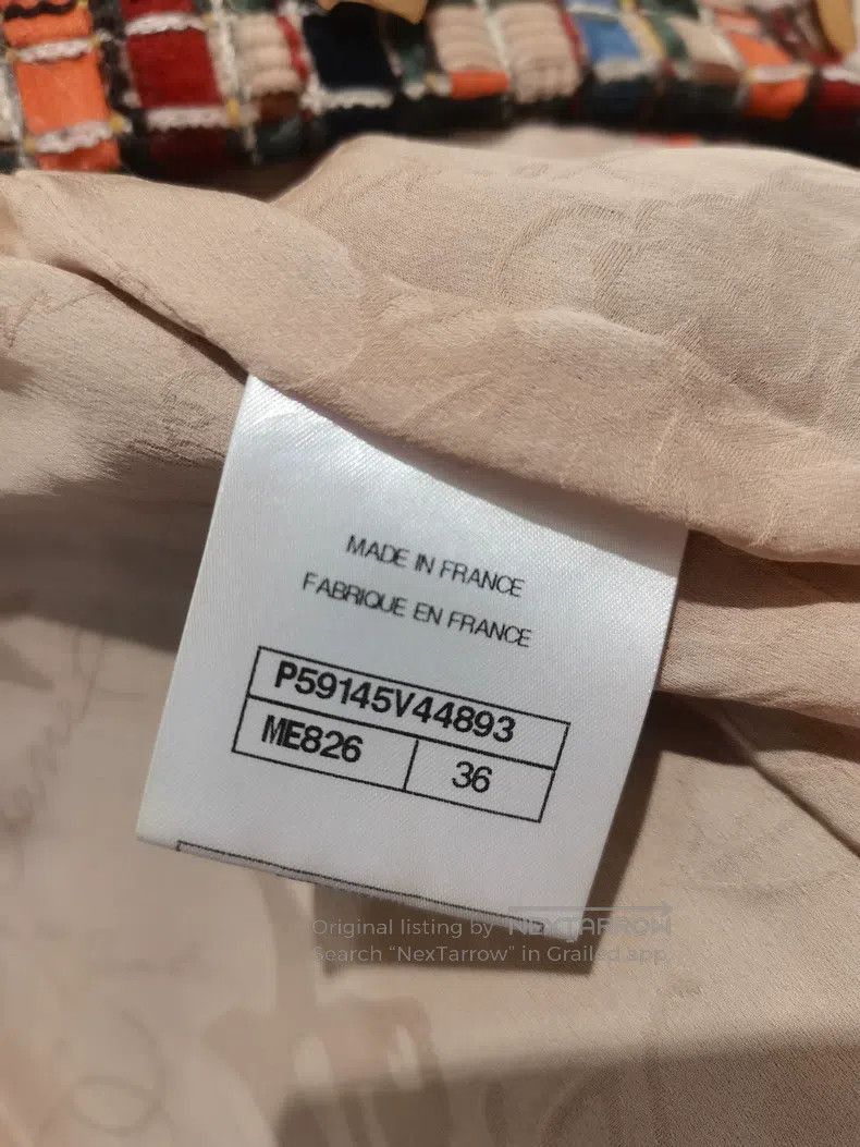 Chanel Chanel Hamburg Series Heavy Industry Colourful Knit Coat Size XS / US 0-2 / IT 36-38 - 5 Thumbnail