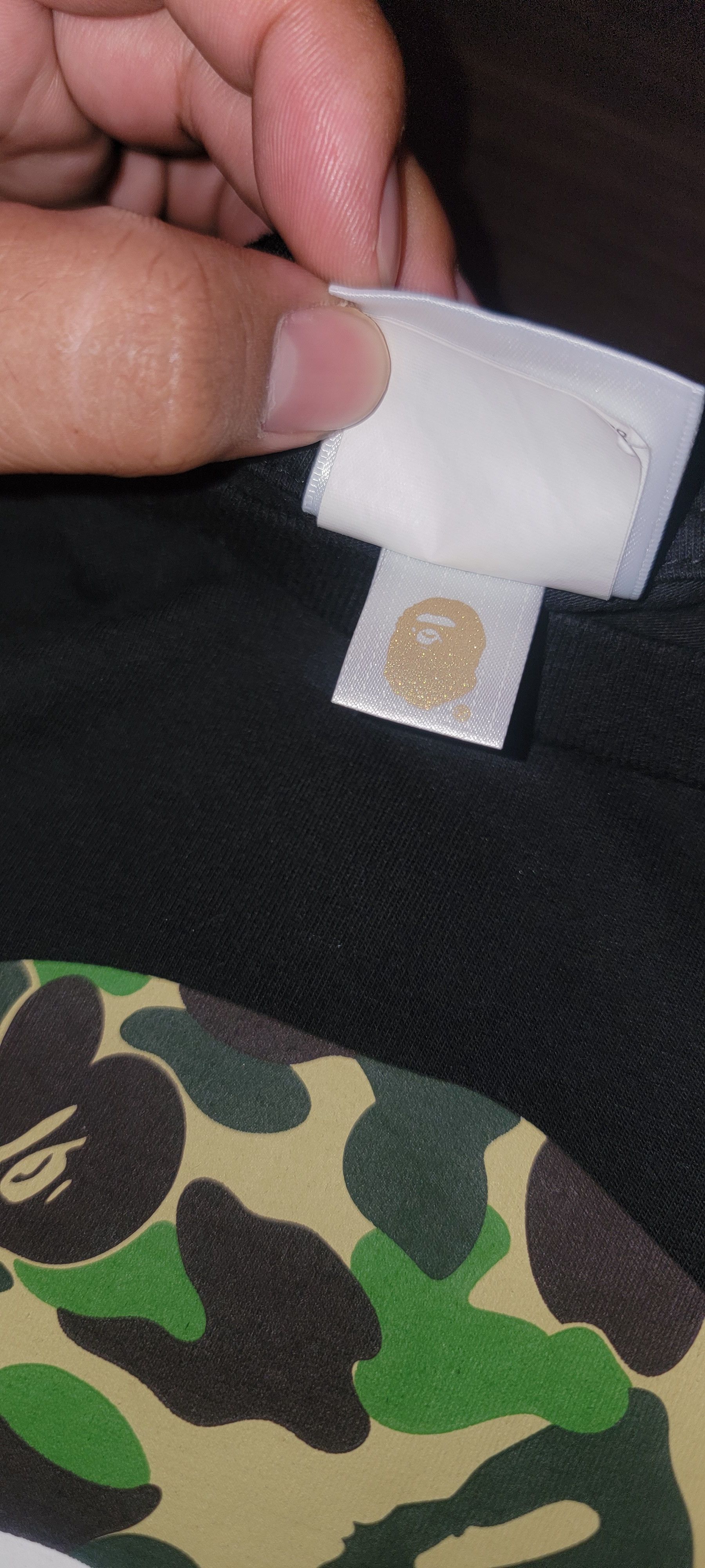 Bape Bape ABC Green Camo Big Ape Head Tee Size US XL / EU 56 / 4 - 9 Thumbnail