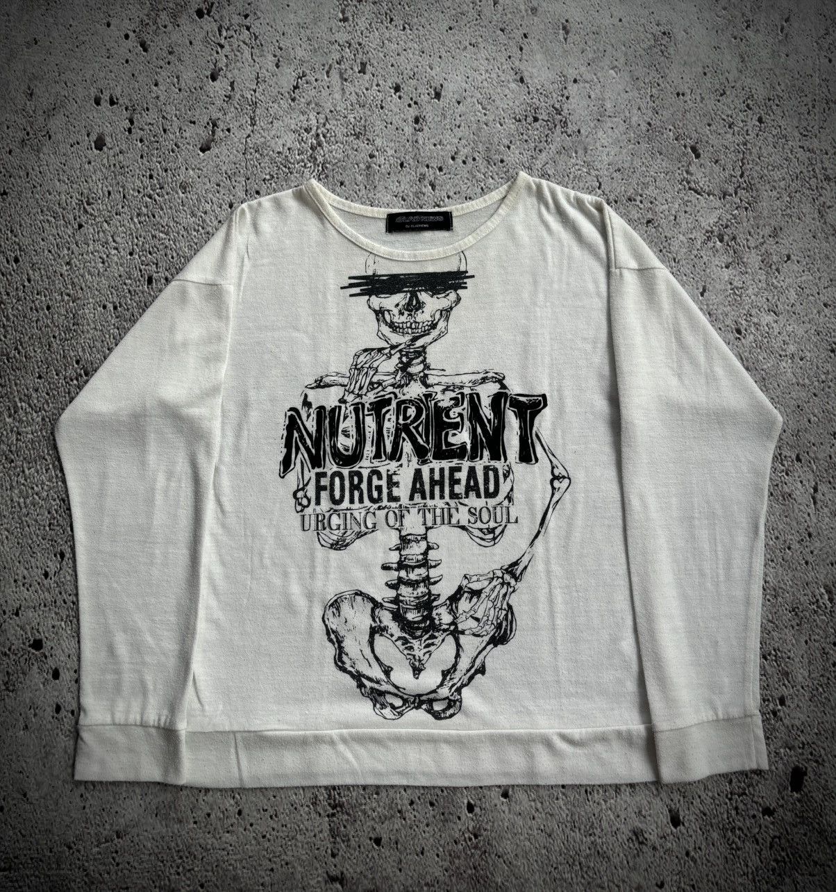 Hysteric Glamour Y2k Glad news Skull ifsix punk style Longsleeve Size US S / EU 44-46 / 1 - 1 Thumbnail