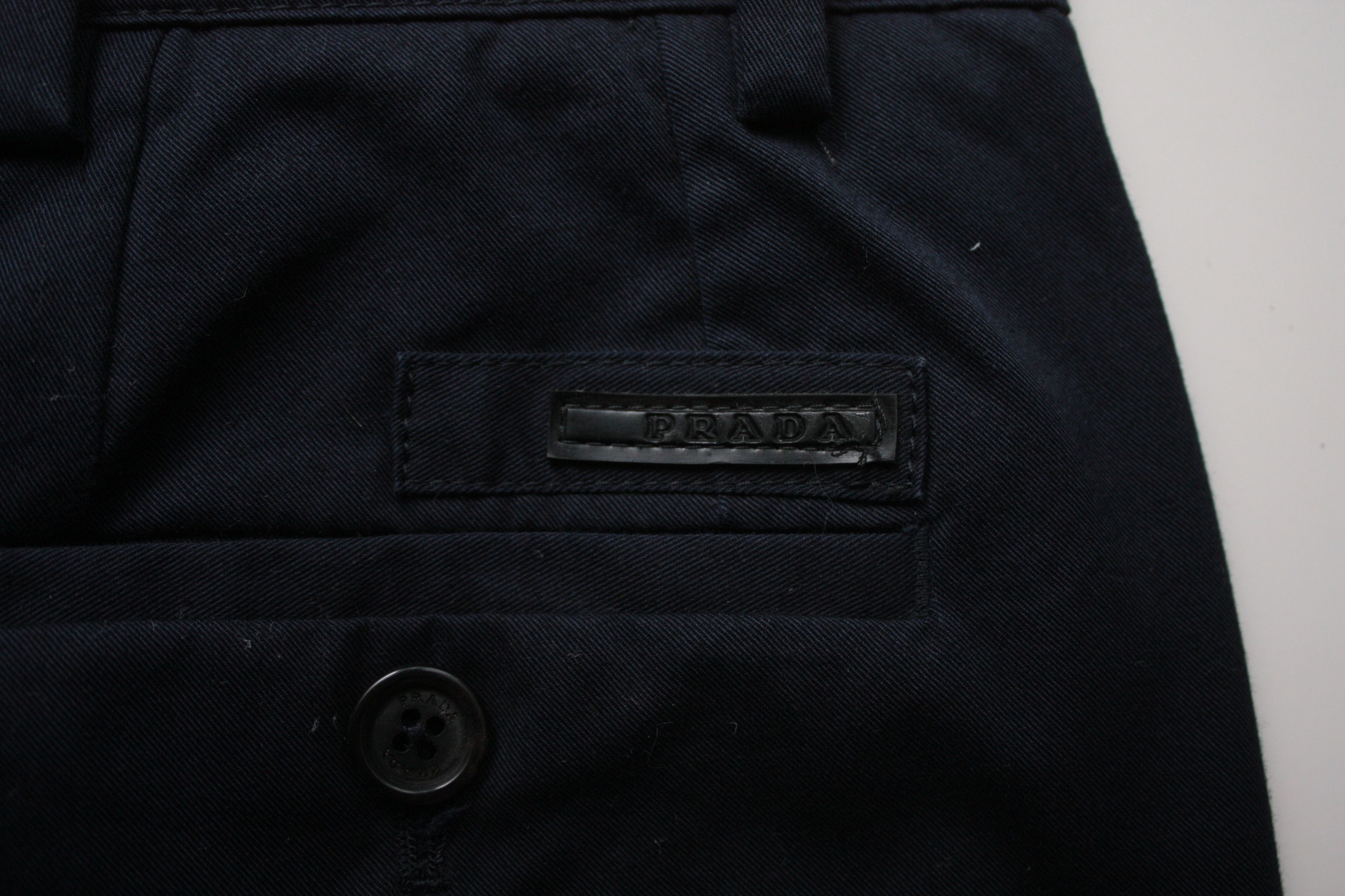 Prada Prada Black Classic Casual Women's Pants Size 27" / US 4 / IT 40 - 4 Thumbnail