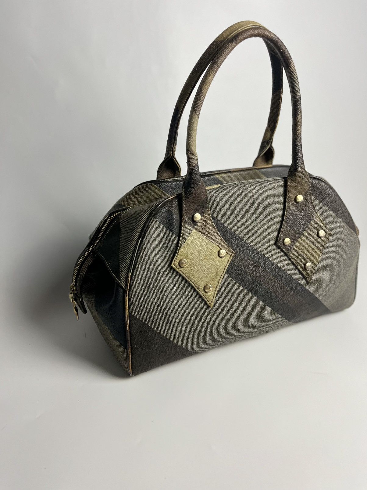 Vivienne Westwood Vivienne Westwood Derby Vinyl Leather Hamd Bag Size ONE SIZE - 2 Thumbnail