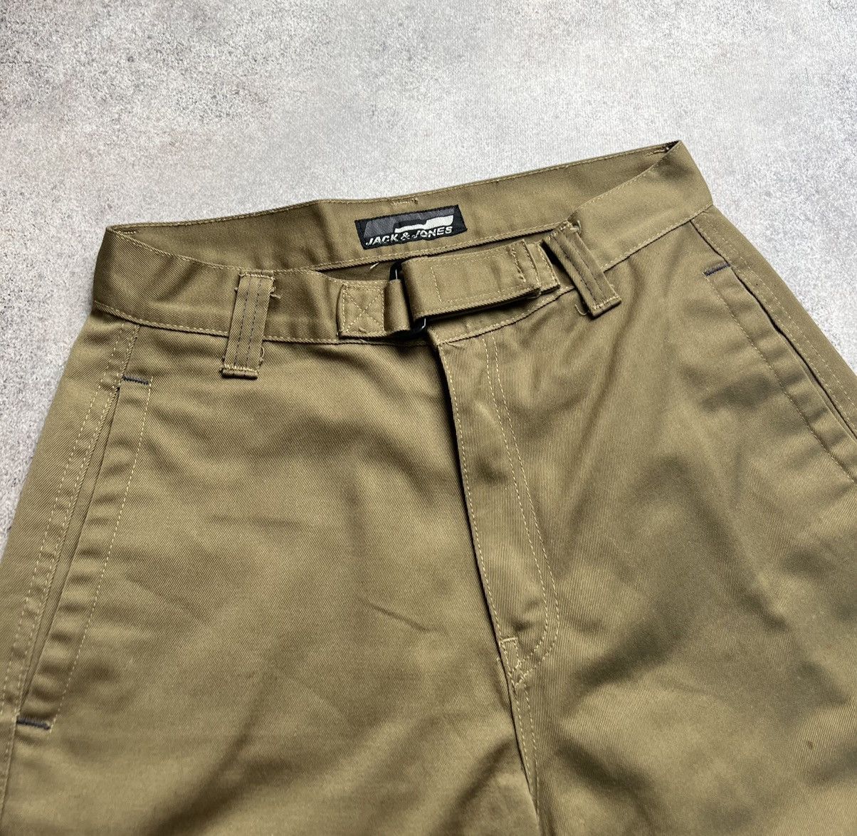 Jack & Jones × Japanese Brand × Vintage Jack & Jones vintage belted work pants Size US 32 / EU 48 - 5 Thumbnail