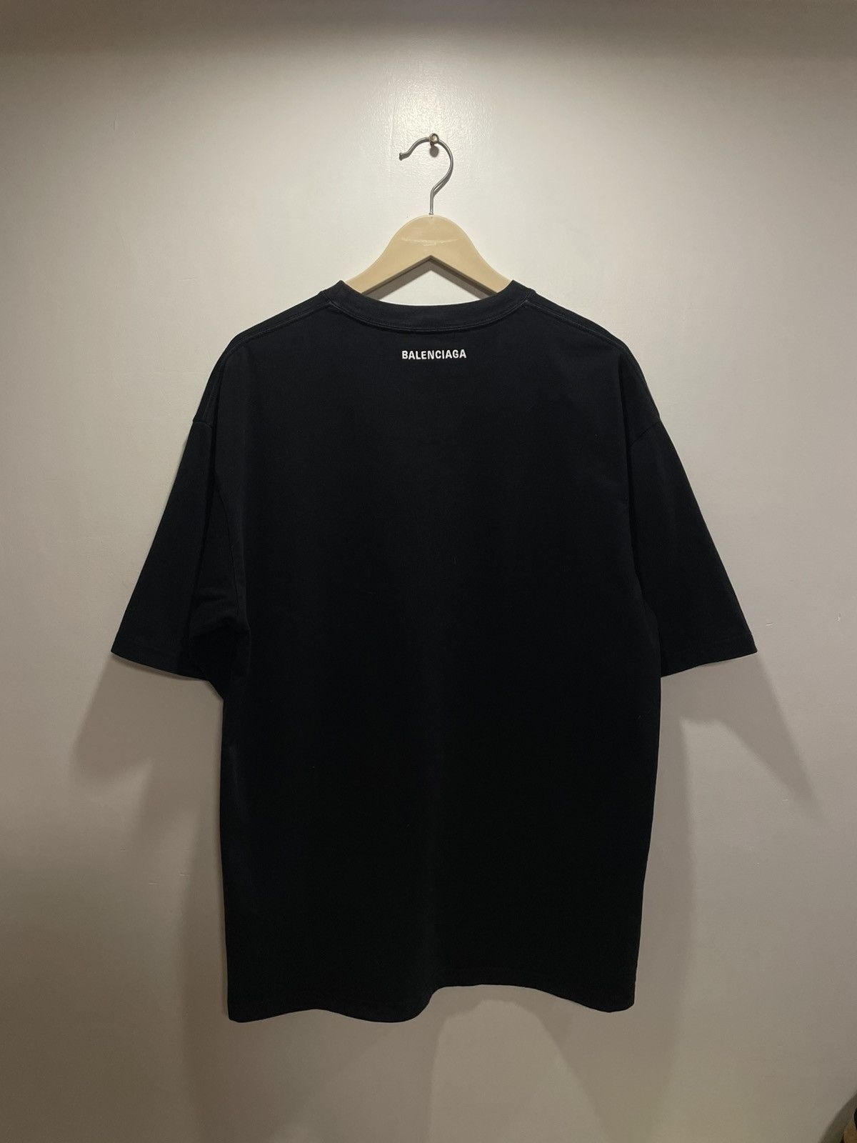 Balenciaga Balenciaga Smiley Black Tee Size US S / EU 44-46 / 1 - 5 Thumbnail