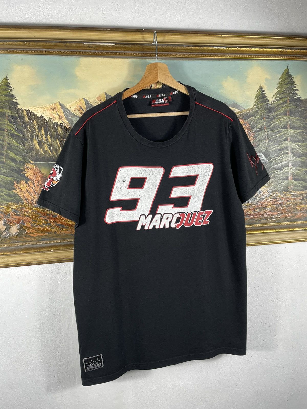 Vintage 93 Marc Marquez t-shirt tee baggy oversize moto retro Y2K Size US XL / EU 56 / 4 - 3 Thumbnail