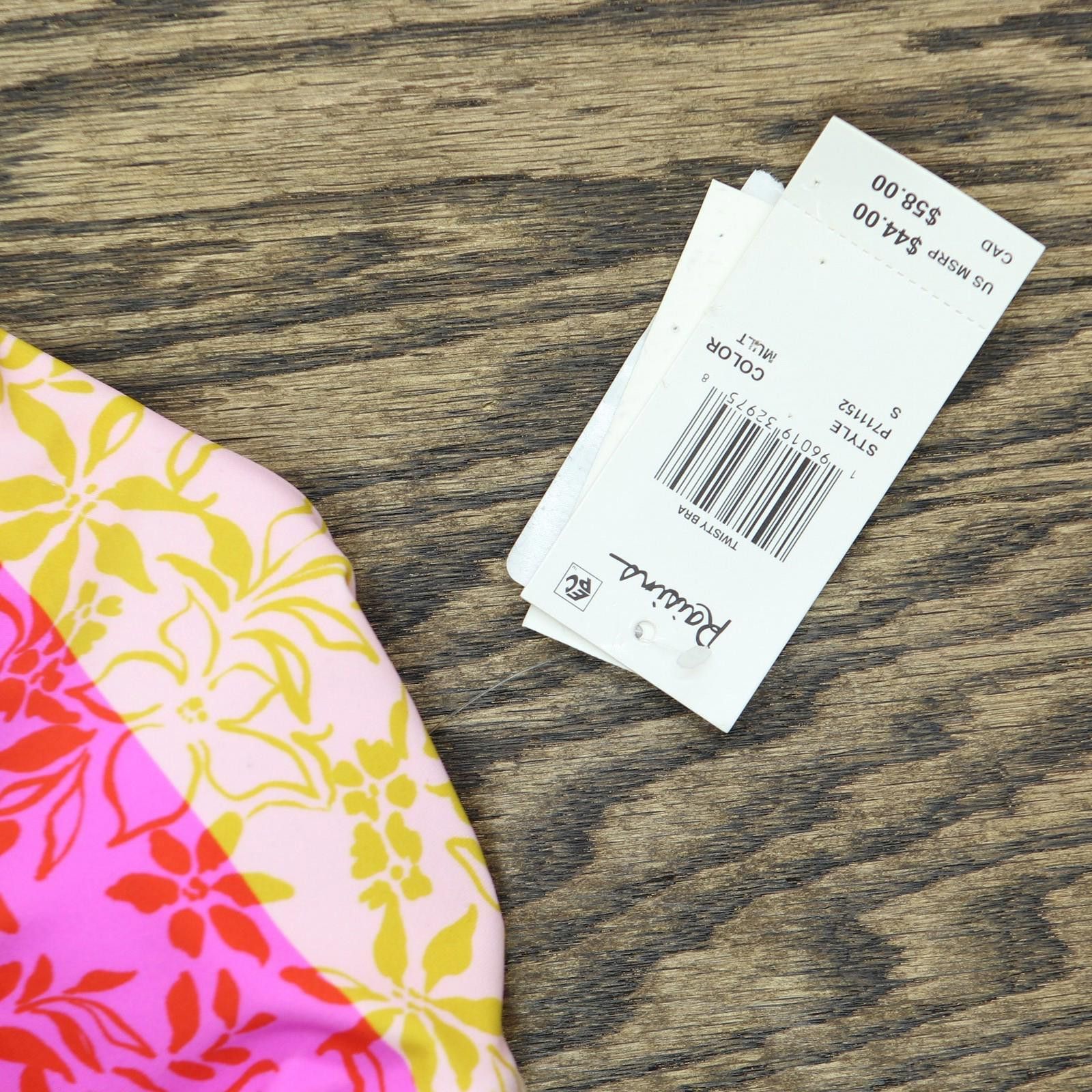 Other Nwt Raisins Juniors Twisty Bikini Top P711152 Pink Multi S Size ONE SIZE - 3 Thumbnail