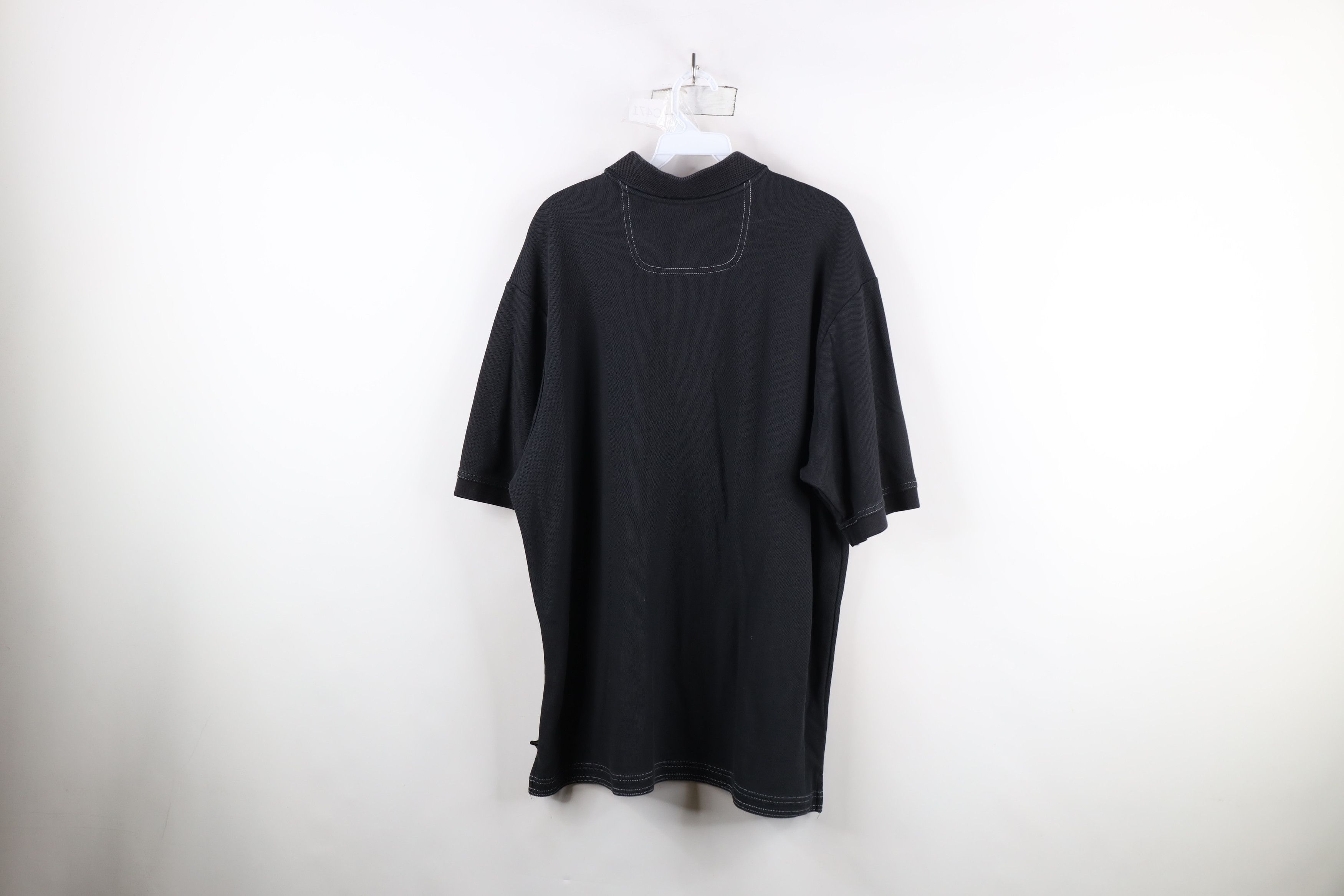 Tommy Bahama × Vintage Tommy Bahama Cotton Knit Collared Golf Polo Shirt Black Size US XL / EU 56 / 4 - 11 Thumbnail