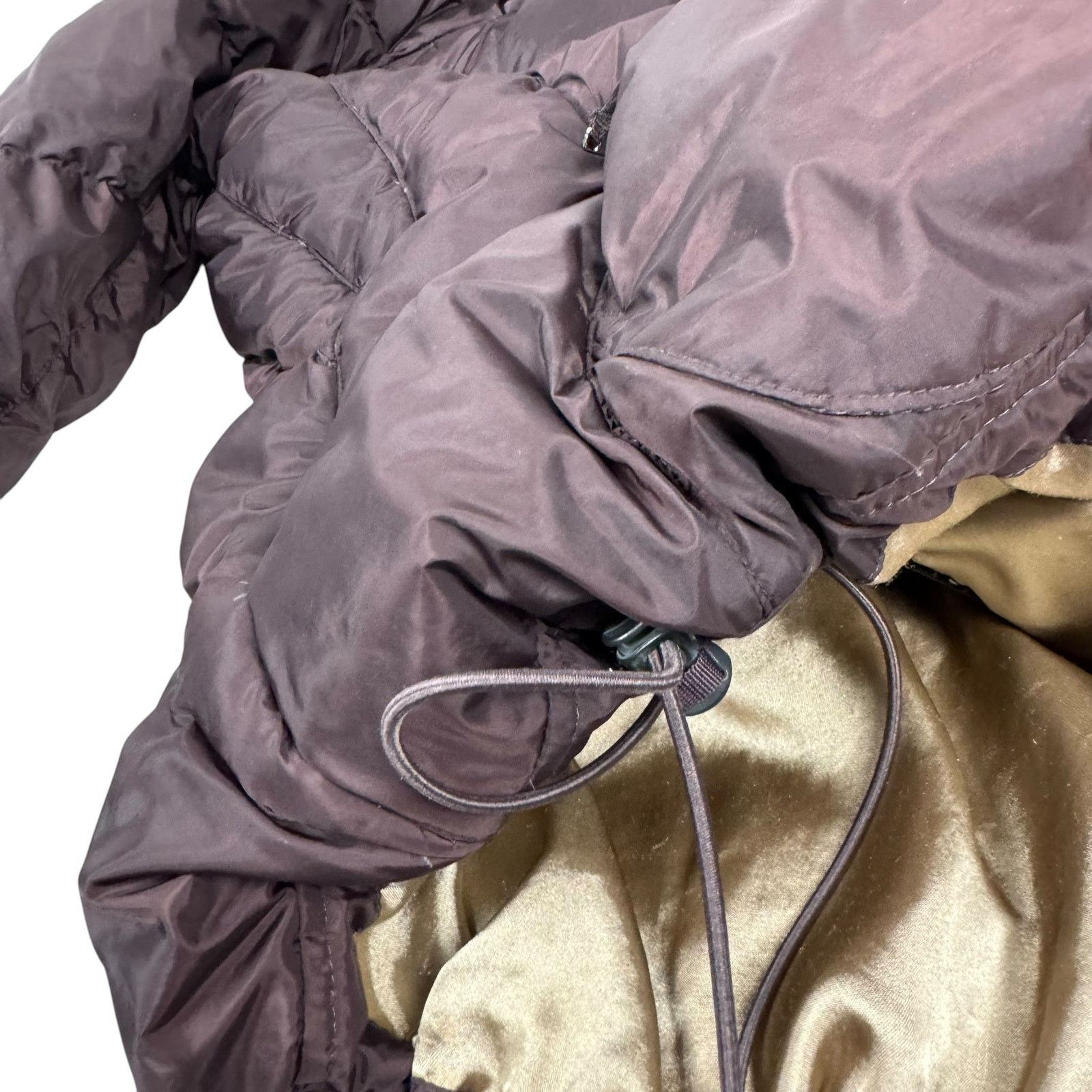 Nike × Vintage Nike Sportswear Women Brown Full Zip Puffer Jacket XL(16-18) Size XL / US 12-14 / IT 48-50 - 6 Thumbnail