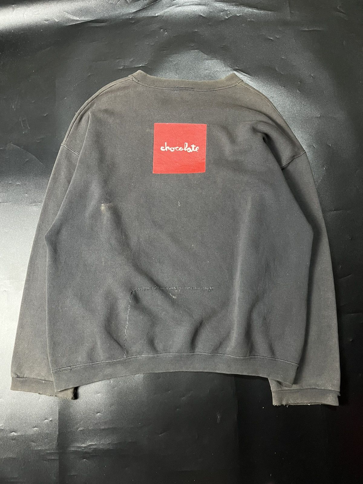 Thrasher × Vintage chocolate Skateboard sweatshirt Distressed Rare Size US L / EU 52-54 / 3 - 1 Thumbnail