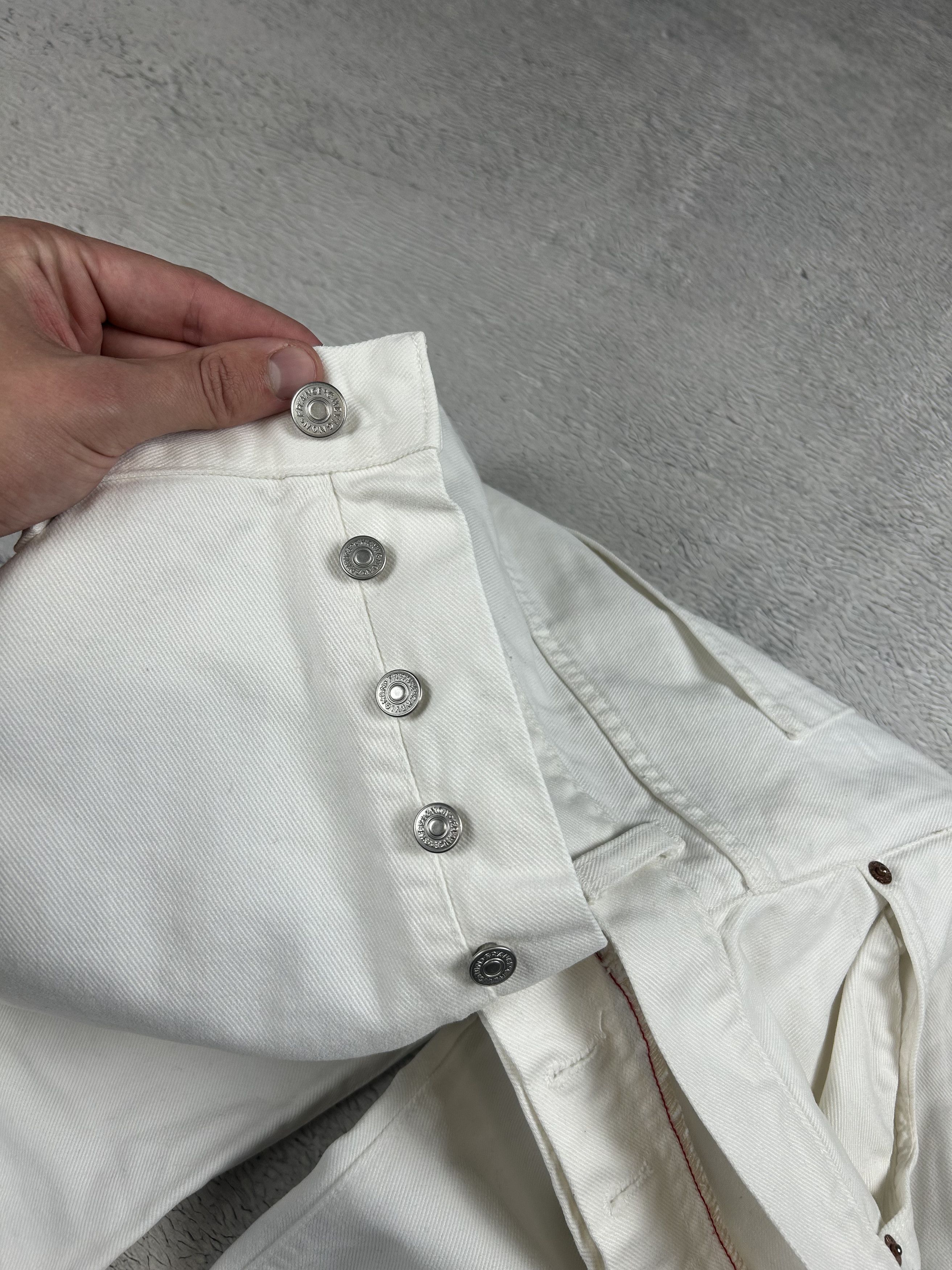 Chevignon × Vintage Chevignon vintage jeans White Straight Oldmoney Style Size US 36 / EU 52 - 8 Thumbnail