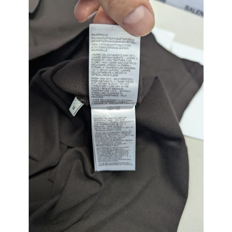Bottega Veneta o1rshd1 New Dry Piquet Cotton Polo Shirt in Fondente Size US M / EU 48-50 / 2 - 18 Thumbnail