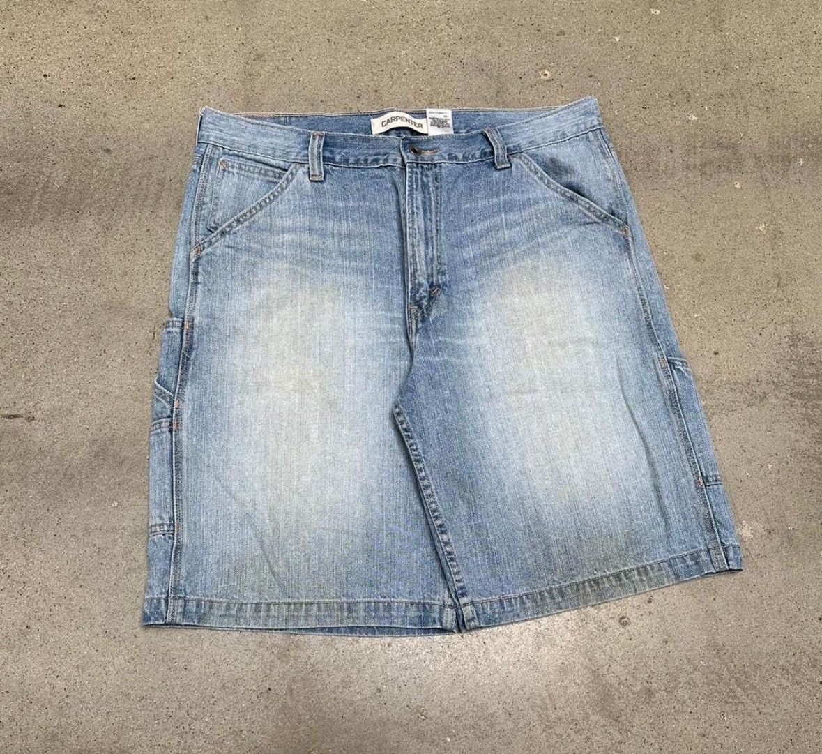 Levi's Vintage Clothing Vintage 90s Levis Carpenter Red Tab Cut Off Denim Shorts Size US 36 / EU 52 - 3 Thumbnail