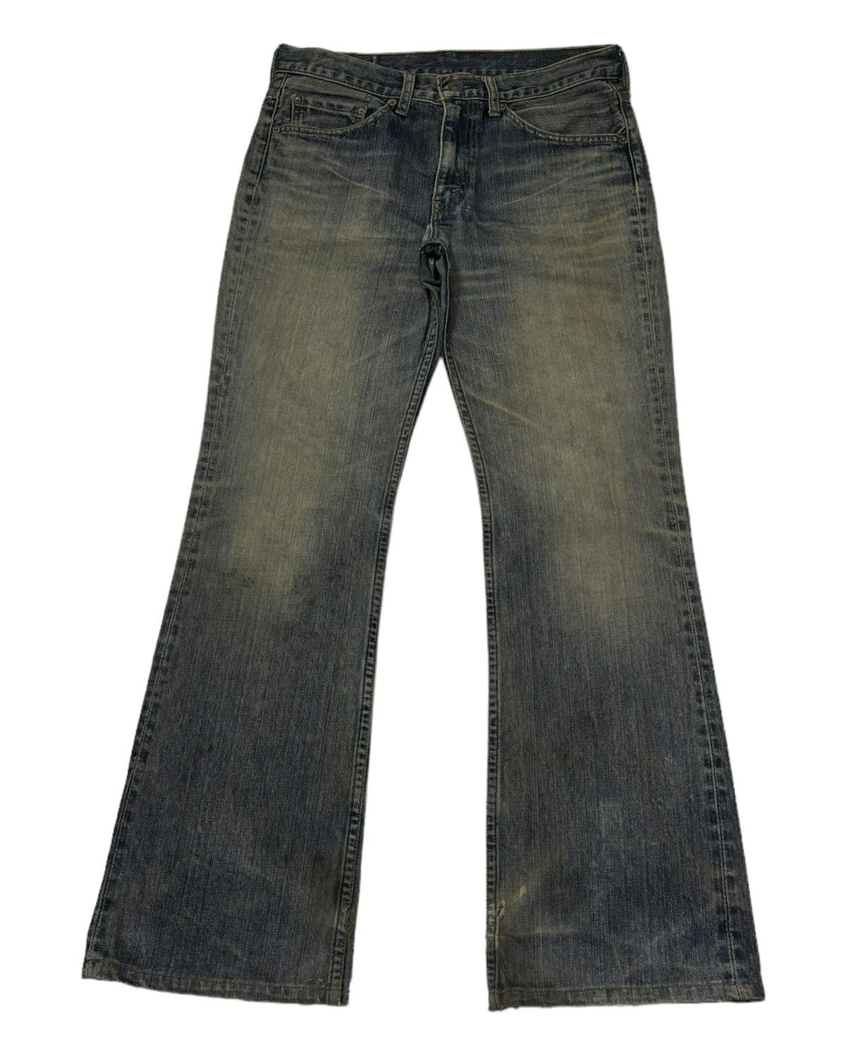 If Six Was Nine × Levi's 🔥VTG LEVIS 517 FLARE RUSTY DISTRESSED DENIM FLARED JEANS Size US 32 / EU 48 - 1 Thumbnail