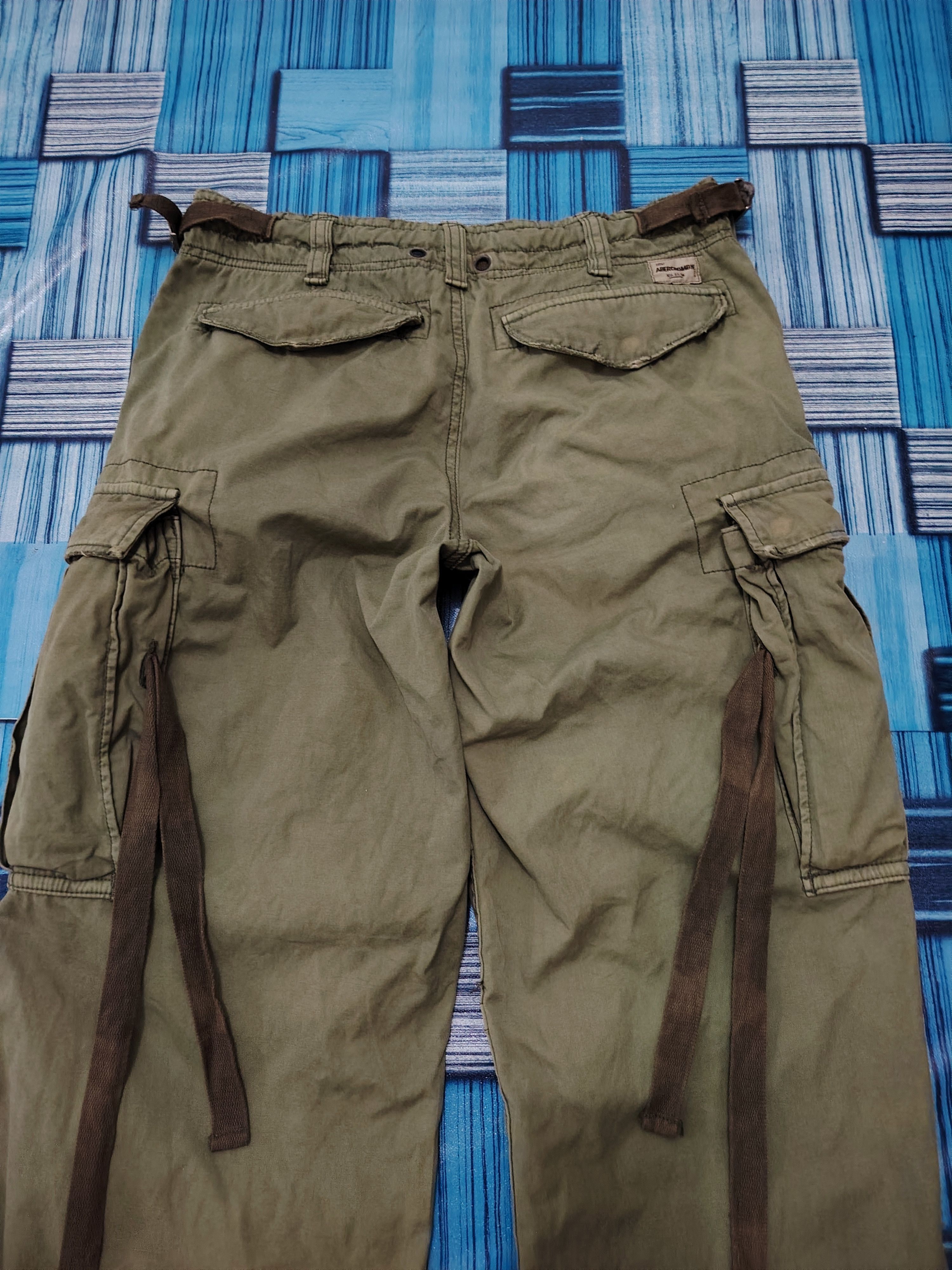 Abercrombie & Fitch Vtg Abercrombie & Fitch Cargo Military Pants Style Size US 29 - 17 Thumbnail