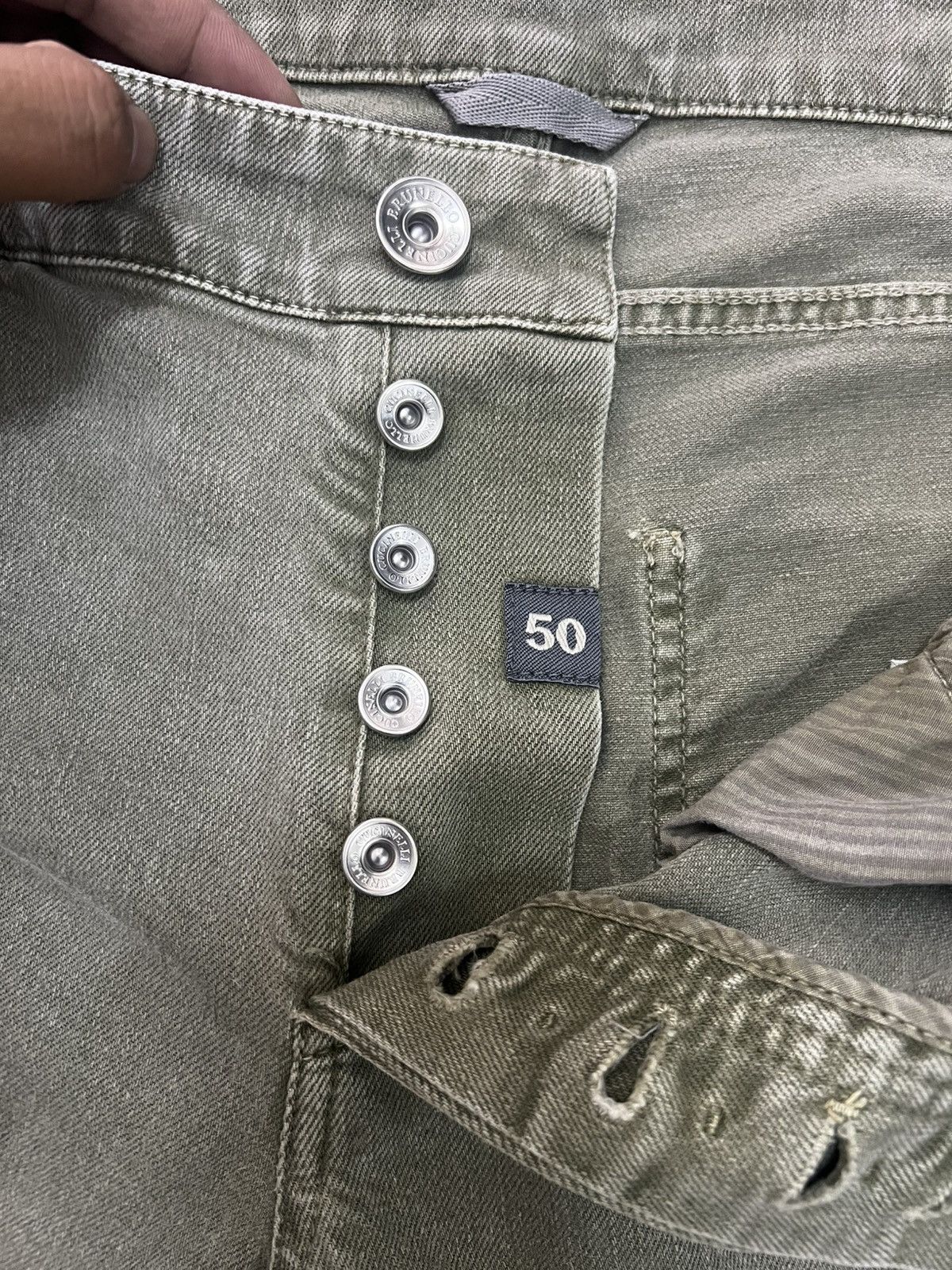 Brunello Cucinelli Brunello Cucinelli Lightweight Denim Pants Size US 34 / EU 50 - 12 Thumbnail