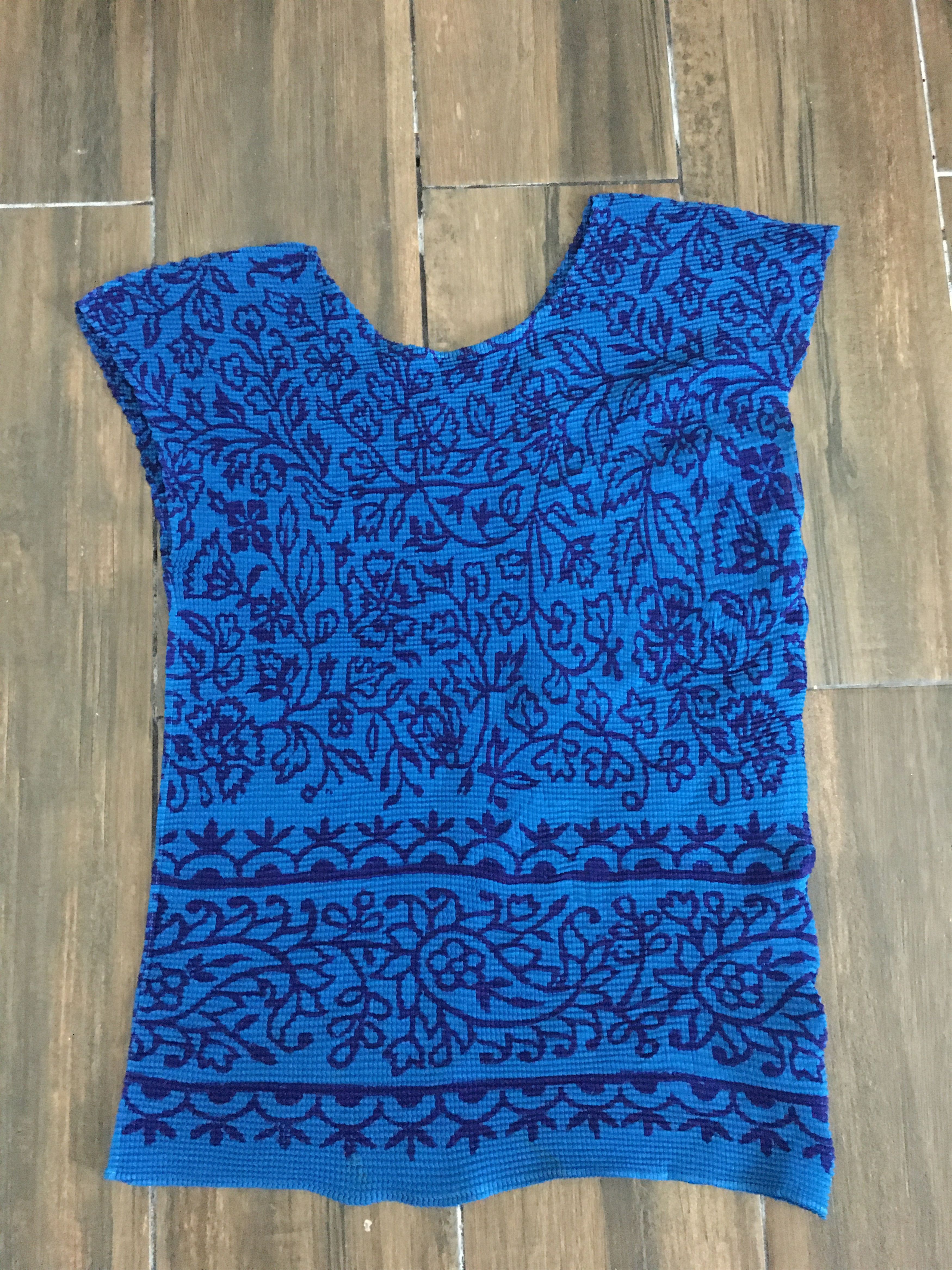 Issey Miyake issey miyake me blue printed sleeveless pleated Size XS / US 0-2 / IT 36-38 - 1 Thumbnail