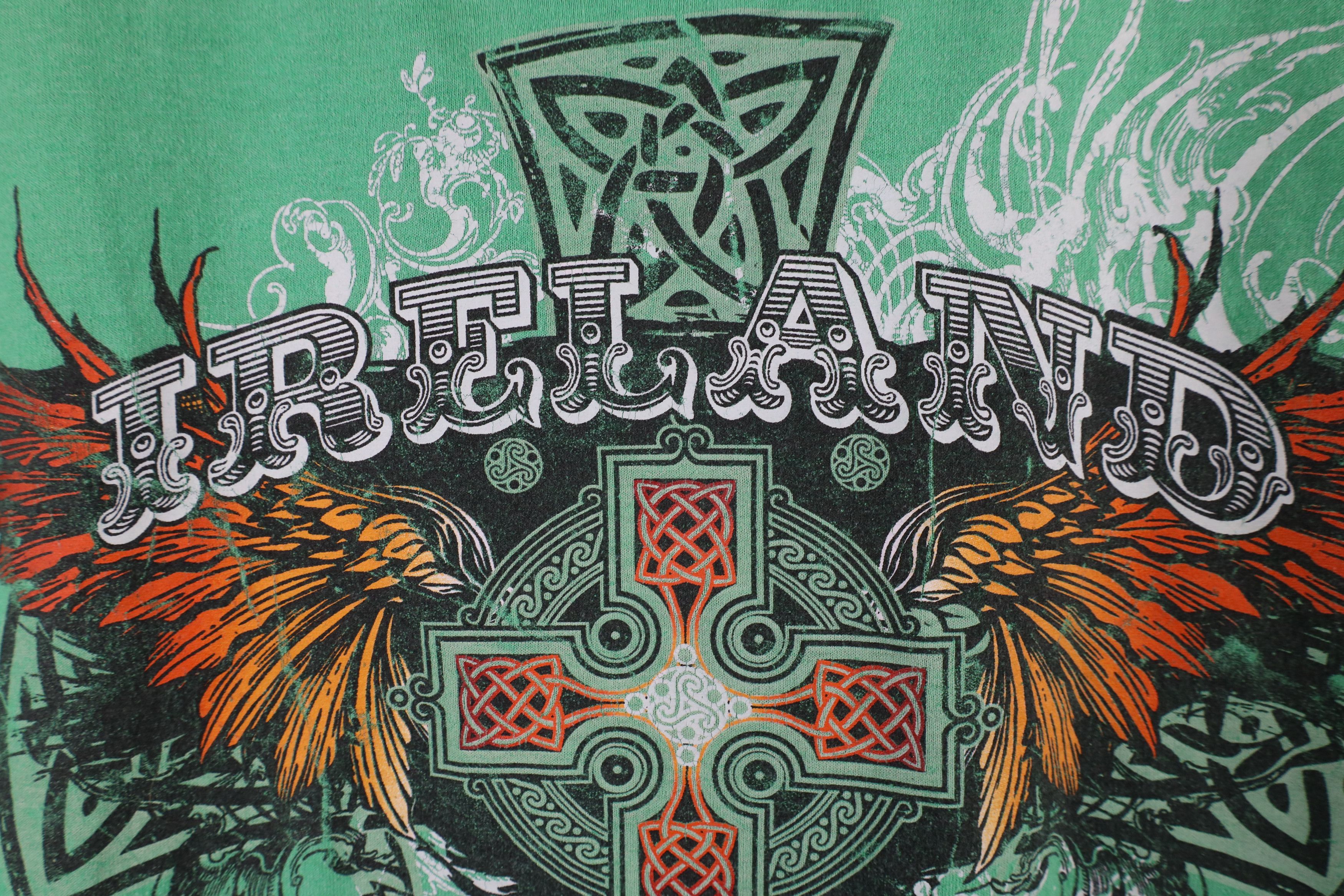 Vintage Vintage Y2K Streetwear Gaelic Cross UFC MMA Fighting T-Shirt Size US XL / EU 56 / 4 - 5 Thumbnail