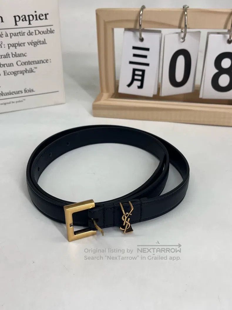 Saint Laurent Paris Saint Laurent Paris Belt i Size ONE SIZE - 5 Thumbnail