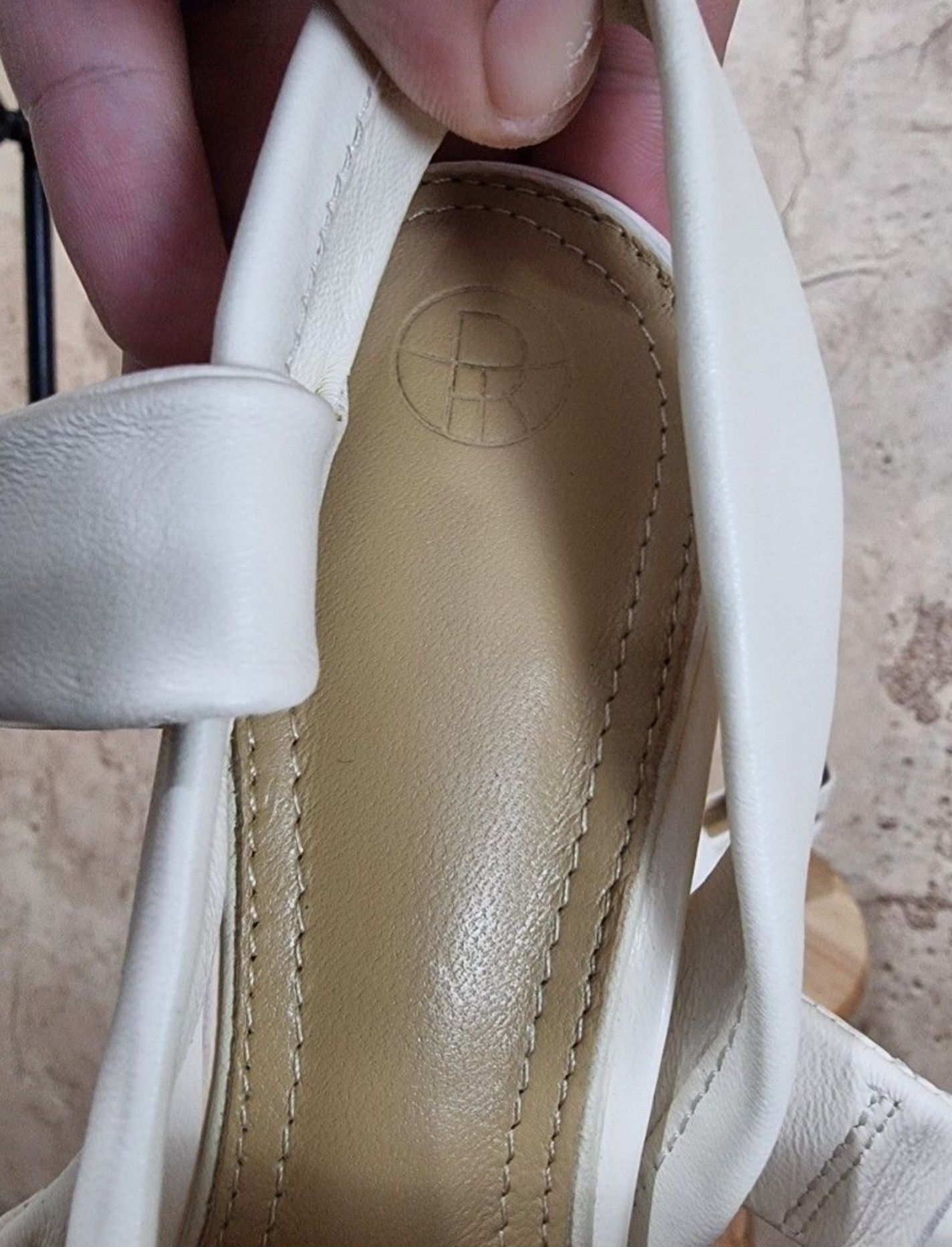 The Row The Row Coco Twist Leather Sling back heels Size US 5 / IT 35 - 7 Thumbnail