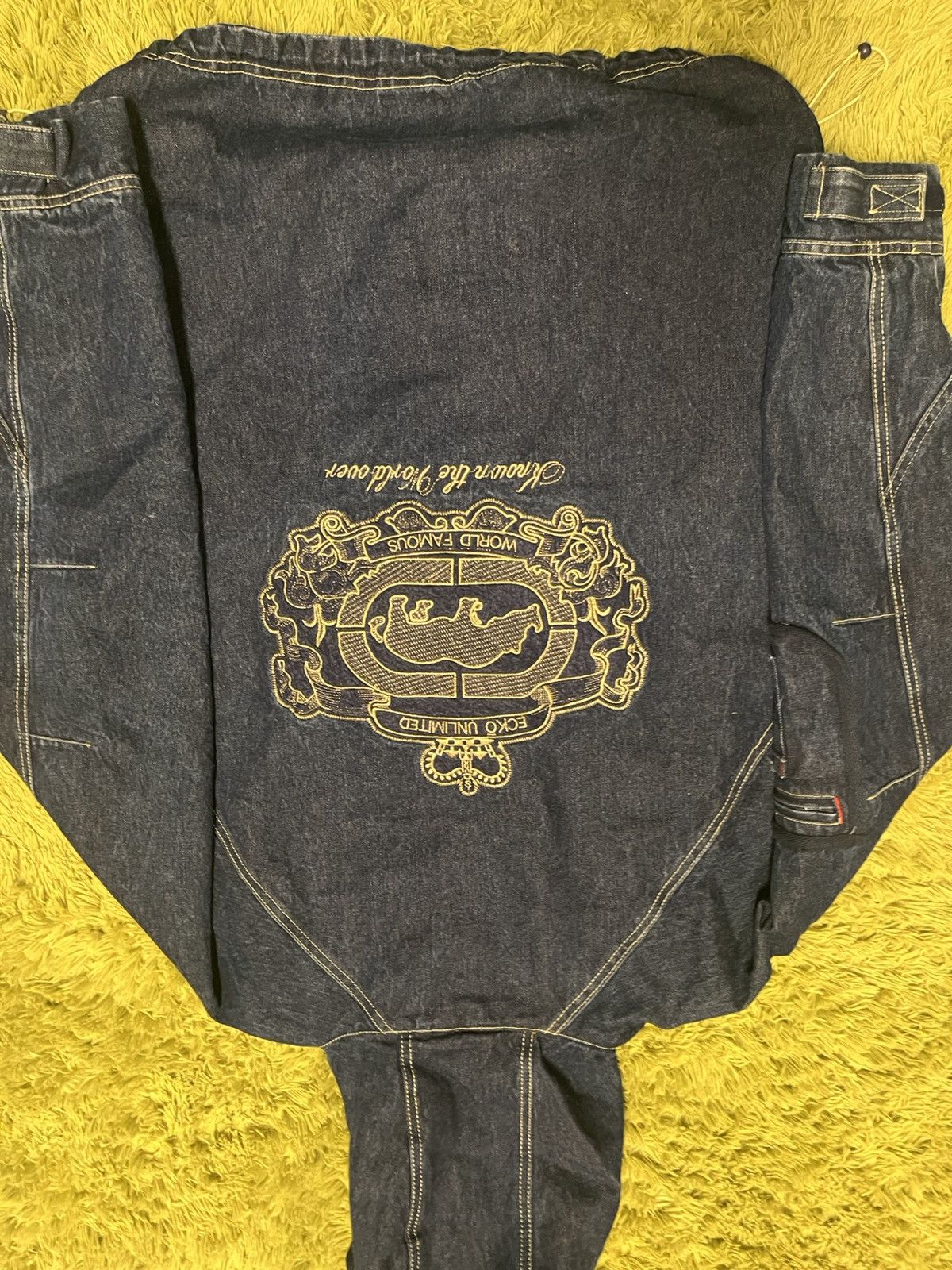 Ecko Unltd. Ecko Unlimited Denim Quarter-zip Jacket Size US M / EU 48-50 / 2 - 6 Thumbnail