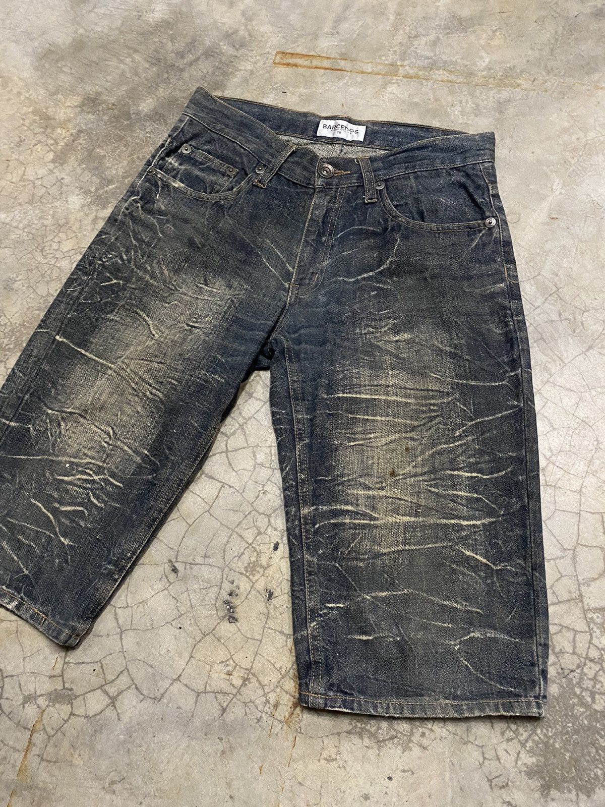 Hysteric Glamour × If Six Was Nine × Japanese Brand Japanese Barcedos Exchange Distressed Jeans Short Size US 31 - 3 Thumbnail