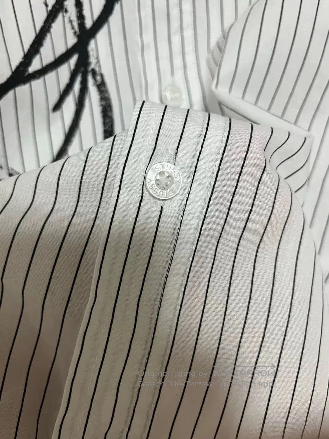 Stussy Stussy Vintage Graffiti Striped Shirt. Size US L / EU 52-54 / 3 - 6 Thumbnail