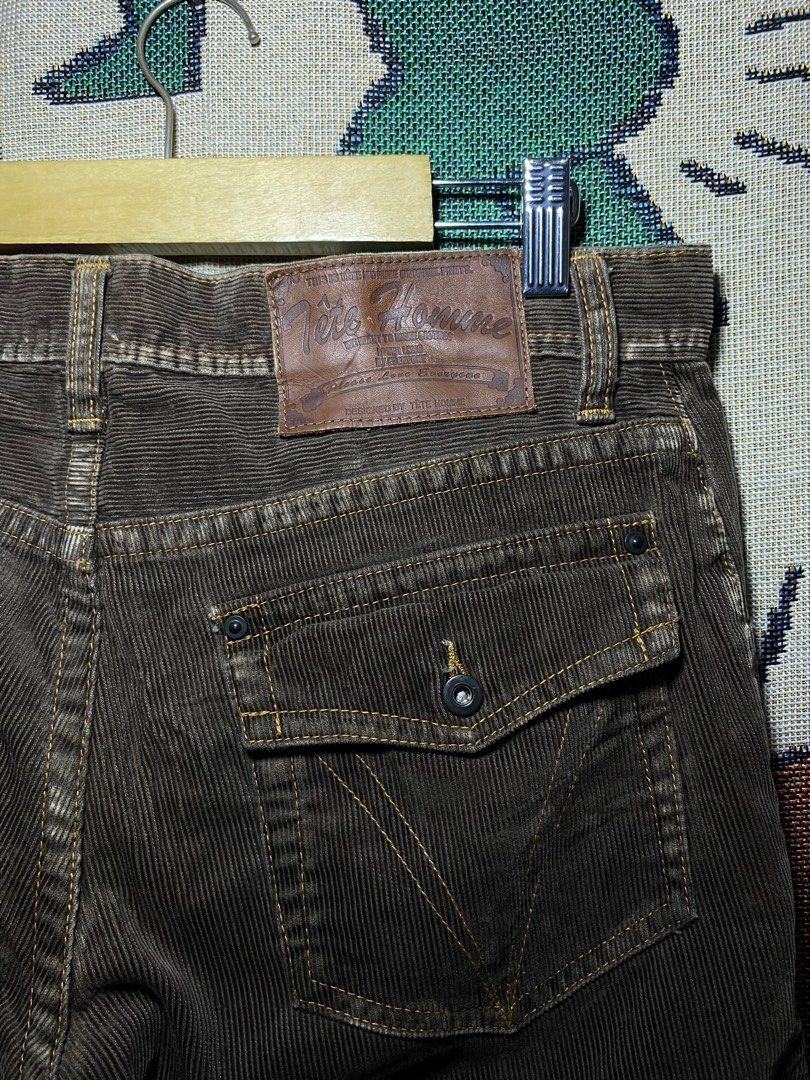 Tete Homme Tete Homme brown cord oants Size US 34 / EU 50 - 5 Thumbnail