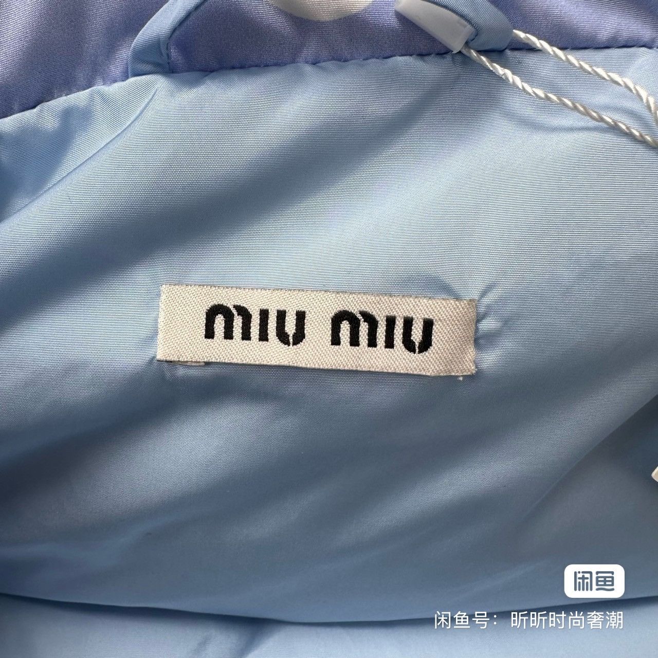 Miu Miu Miu Miu Winter Blue Polka Dot Down Jacket . Size M / US 6-8 / IT 42-44 - 3 Thumbnail