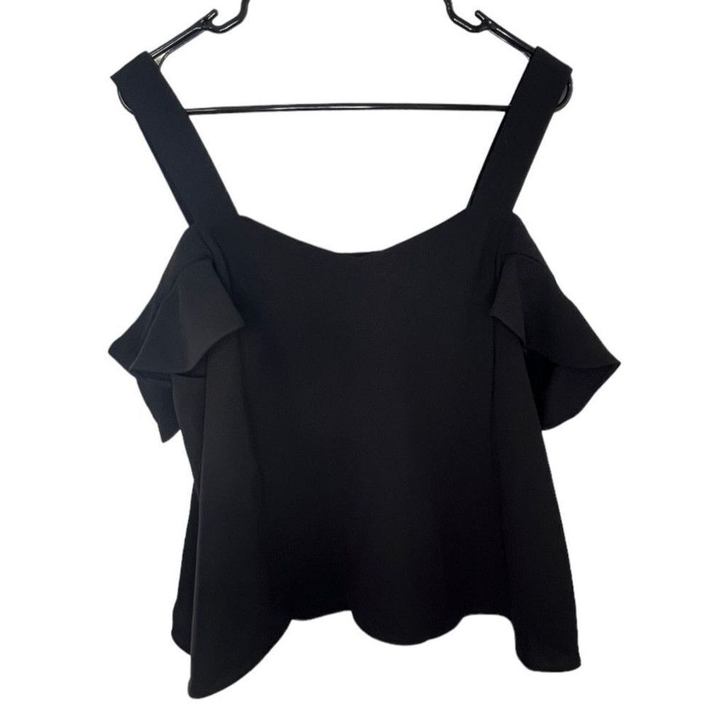Topshop TopShop Professional Babydoll Tank Top With Exposed Shoulder Size XL / US 12-14 / IT 48-50 - 2 Thumbnail