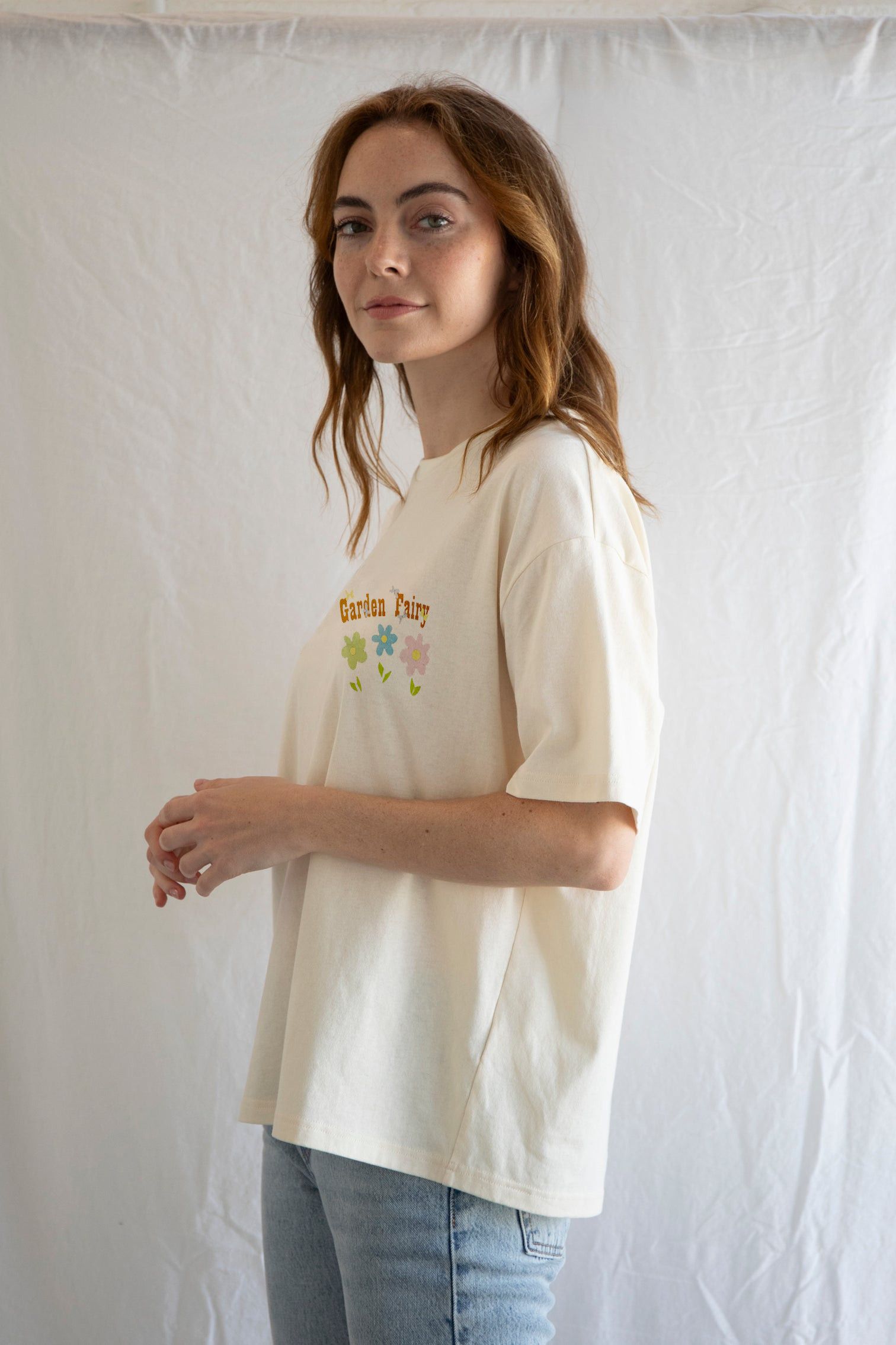 Vintage Garden Fairy Tee | Whimsical Nature Graphic Shirt Size S / US 4 / IT 40 - 3 Thumbnail