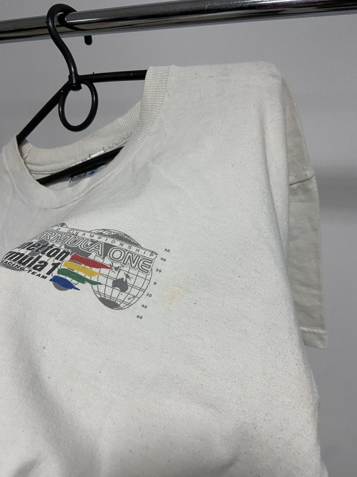 Benetton Benetton bolid formula 1 racing big logo t shirt Size US L / EU 52-54 / 3 - 10 Thumbnail