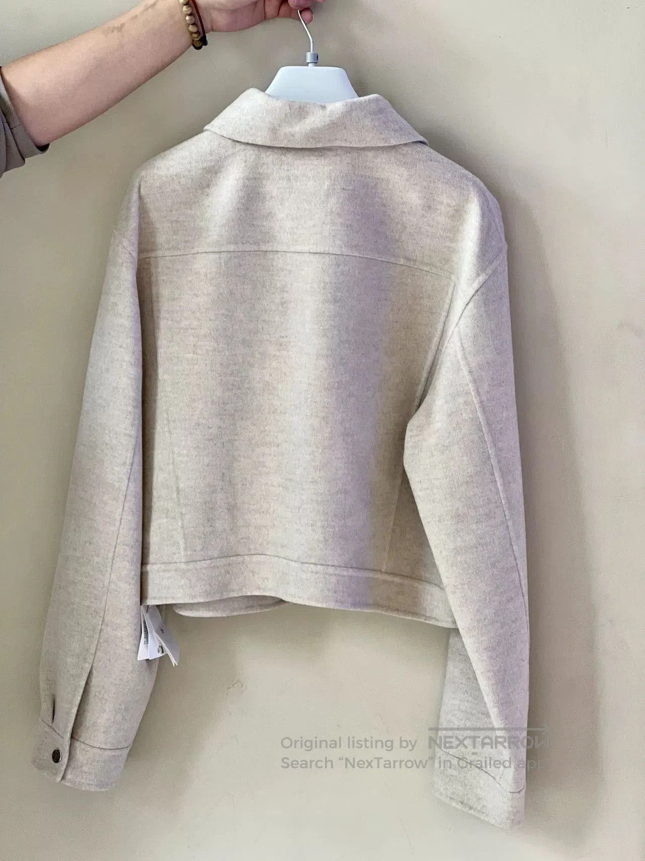 Hermes Hermes Women's Beige Cashmere Jacket. Size US M / EU 48-50 / 2 - 2 Thumbnail