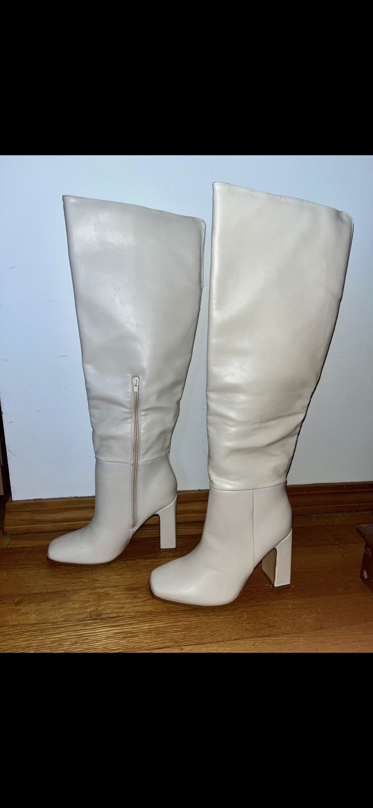 MONROW Thigh-high Gogo Boots Size US 7.5 / IT 37.5 - 1 Thumbnail