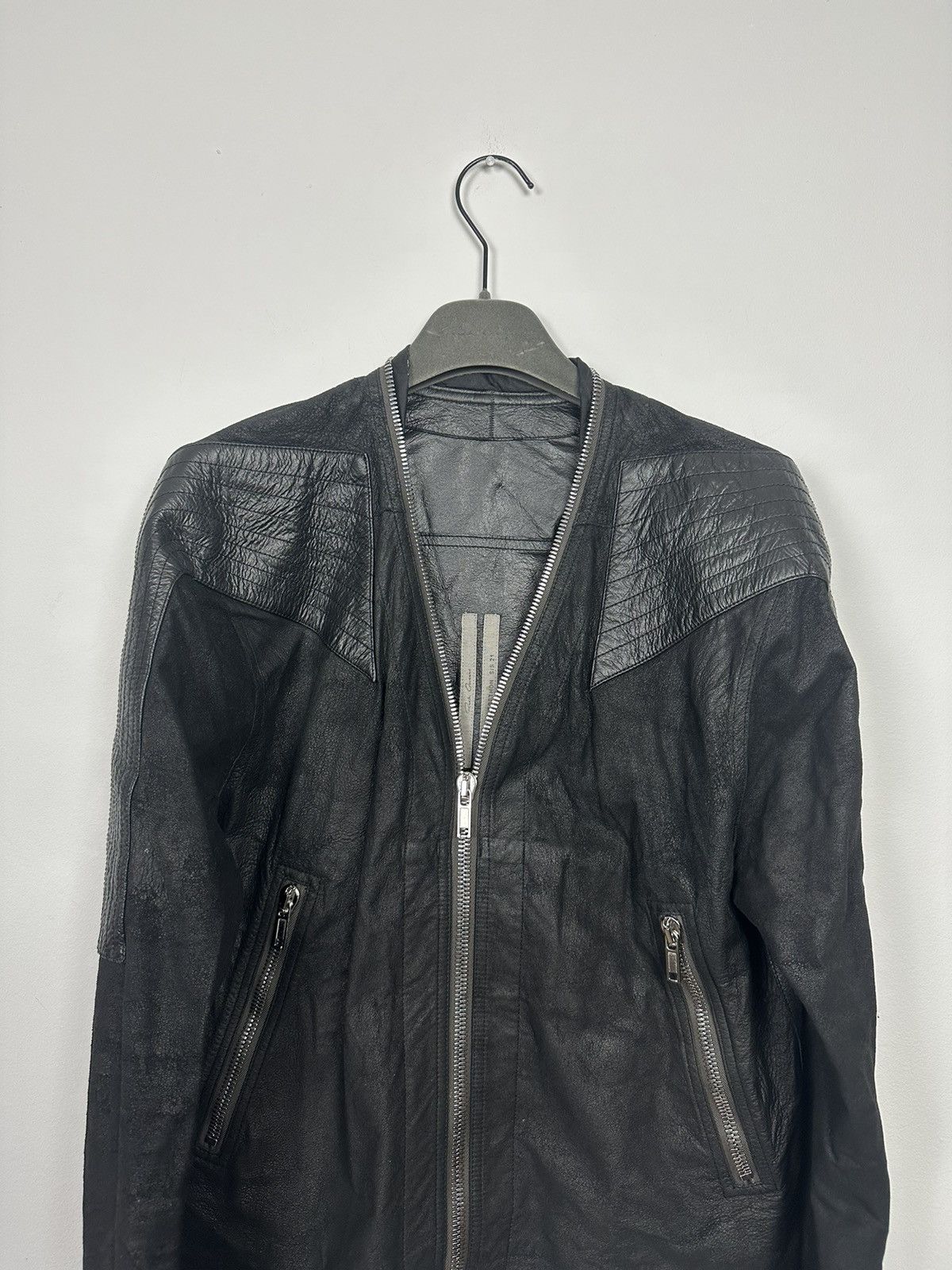 Rick Owens SS21 ‘PHLEGETHON’ Performa Shoulder Cropped Klaus Jacket Size US M / EU 48-50 / 2 - 3 Thumbnail