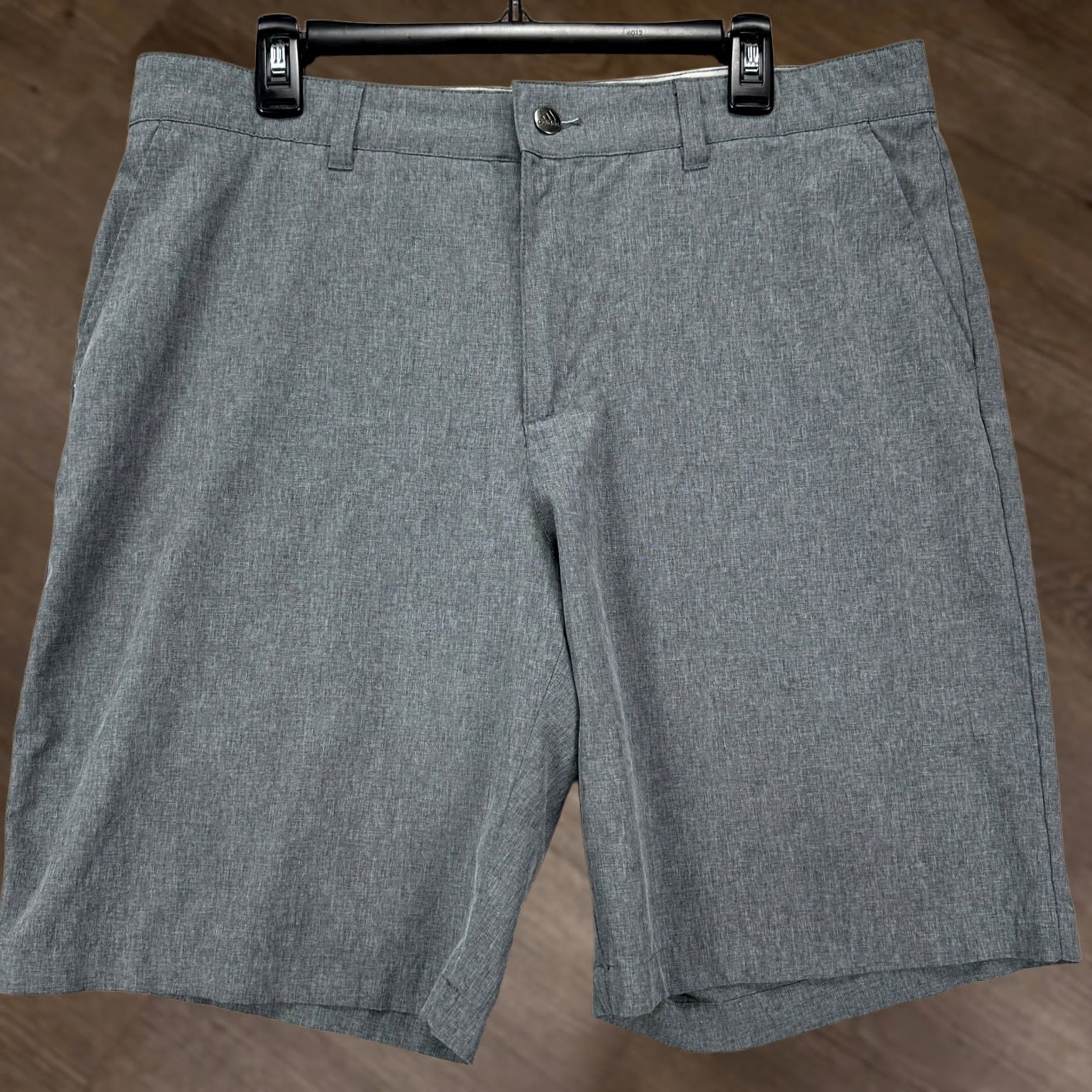 Adidas Adidas Mens Golf Chino Shorts 36 Gray Flat Front Performance Stretch Tech Pocket Size US 36 / EU 52 - 1 Thumbnail