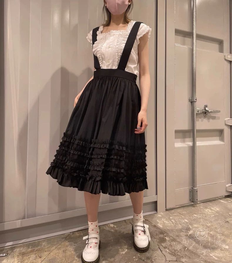 Other Comme des Garcons Lace strap skirt Size S / US 4 / IT 40 - 6 Thumbnail
