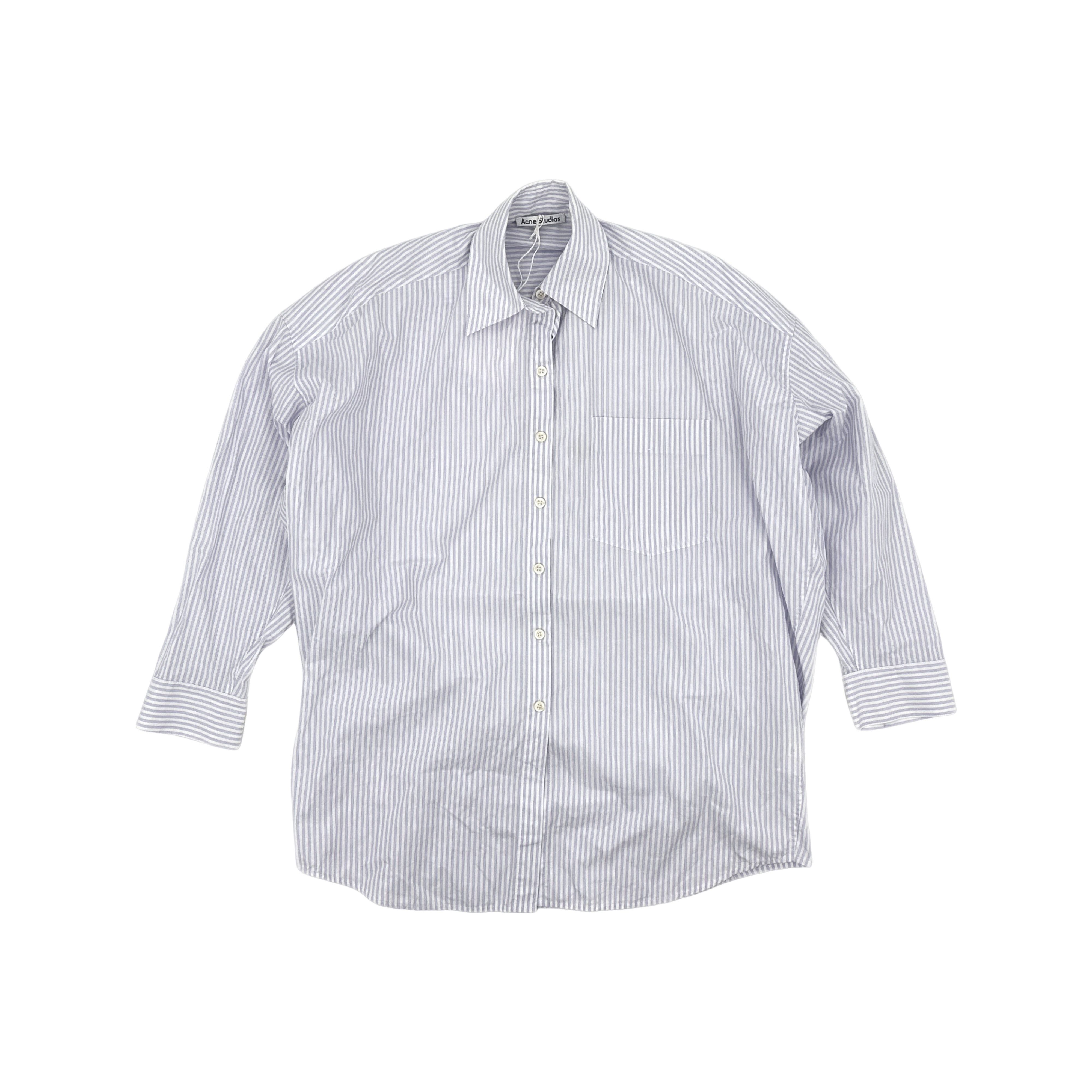 Acne Studios Acne Studios Striped Button Up Shirt 32 Size XXS / US 00 / IT 34 - 1 Thumbnail