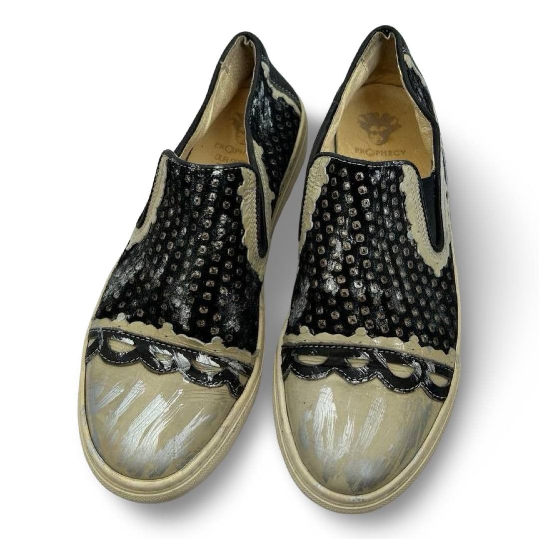 Luxire prophecy our secret slip ons #33 Size US 7.5 / EU 40-41 - 4 Thumbnail