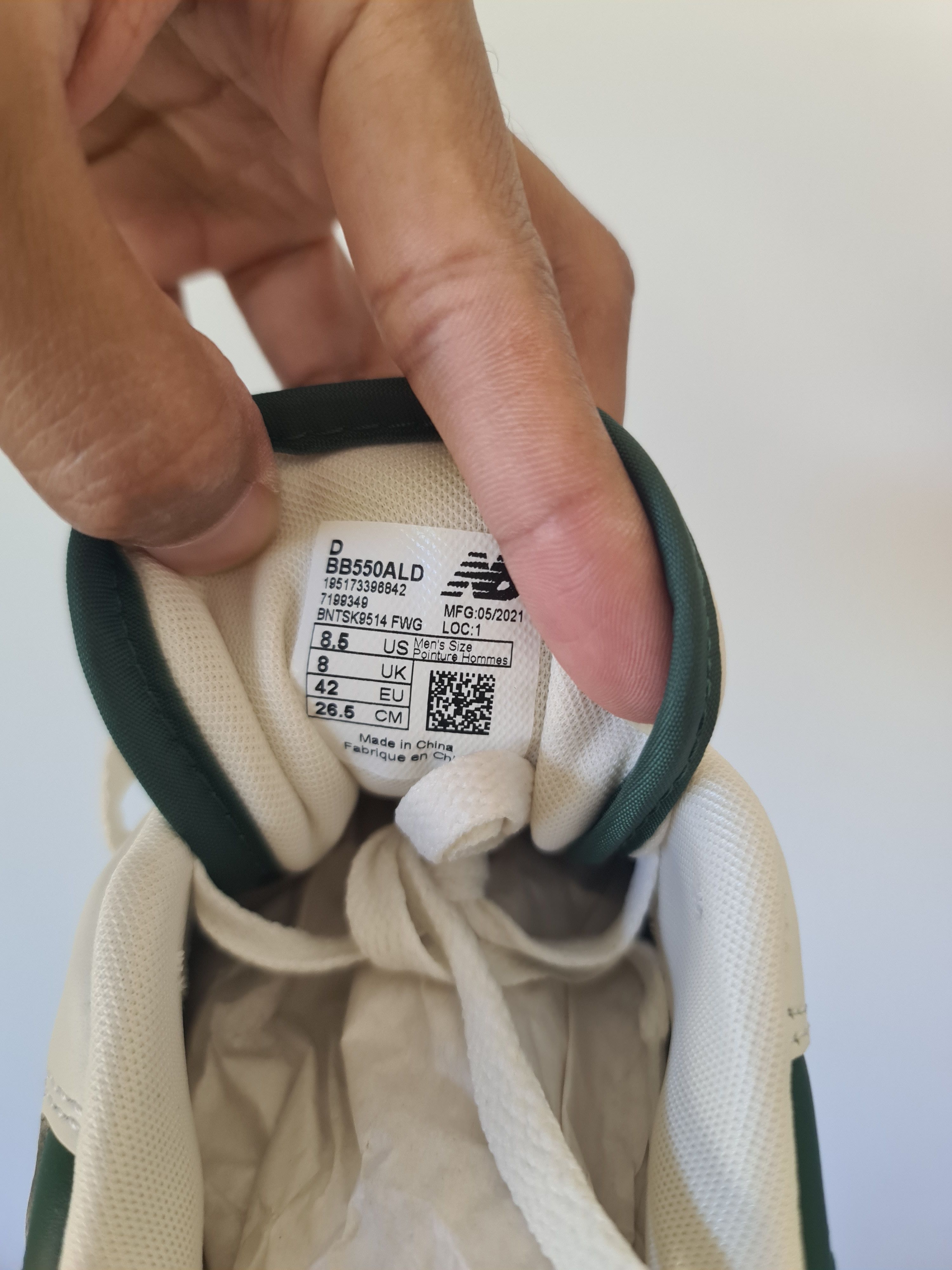 Aime Leon Dore × New Balance 👟 New Balance x Aime Leon Dore 550 "White Green" 👟 Size US 8.5 / EU 41-42 - 10 Thumbnail