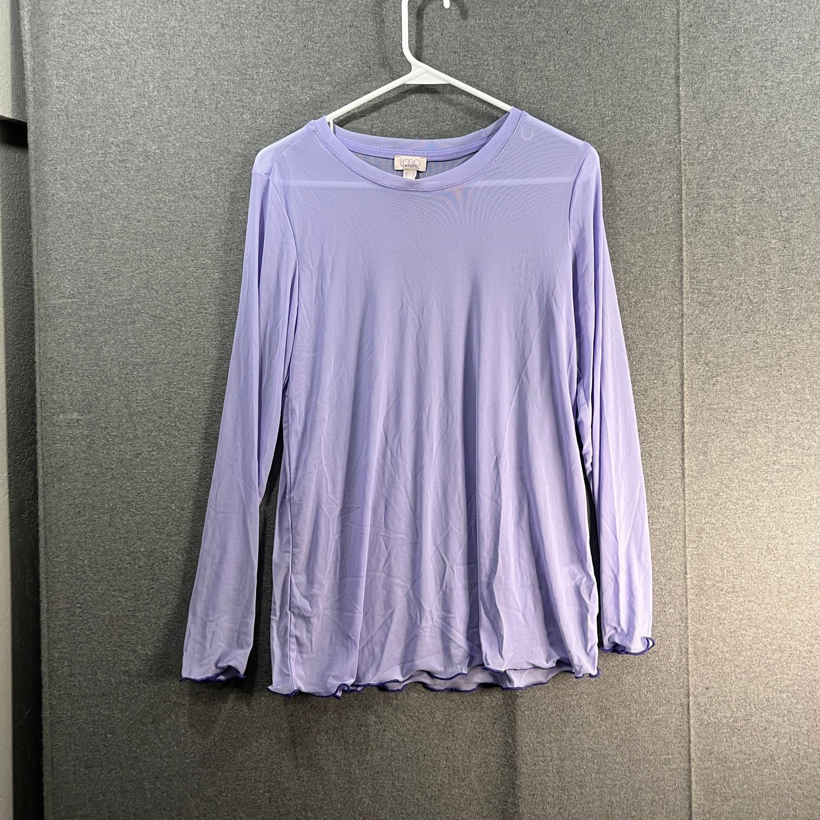 Other LOGO Layers by Lori Goldstein Mesh Crew Neck Top Size S / US 4 / IT 40 - 1 Thumbnail