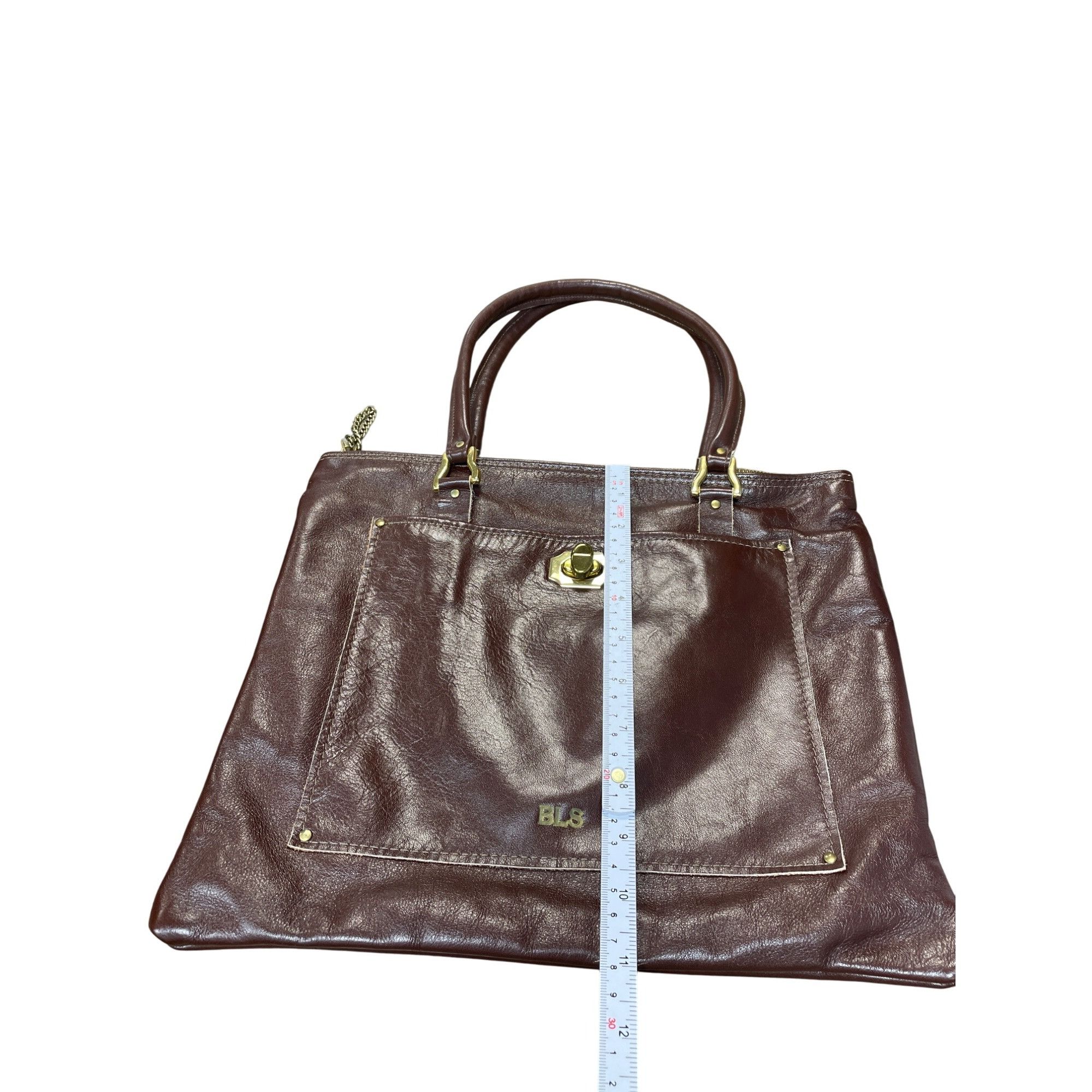 Other Moiseff Original BLS womans brown leather shoulder handbag M Size ONE SIZE - 6 Thumbnail