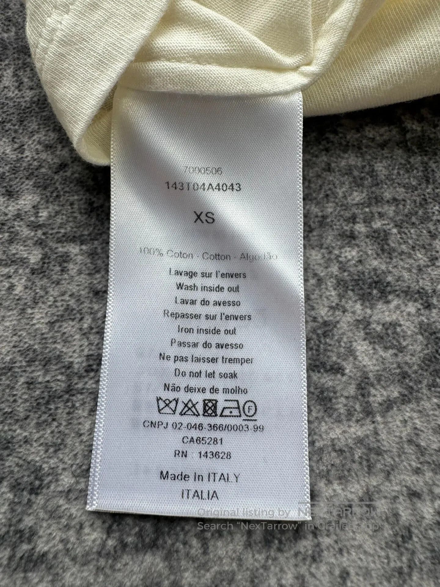 Dior Dior Slogan Logo Short Sleeve T-Shirt| Size XS / US 0-2 / IT 36-38 - 5 Thumbnail