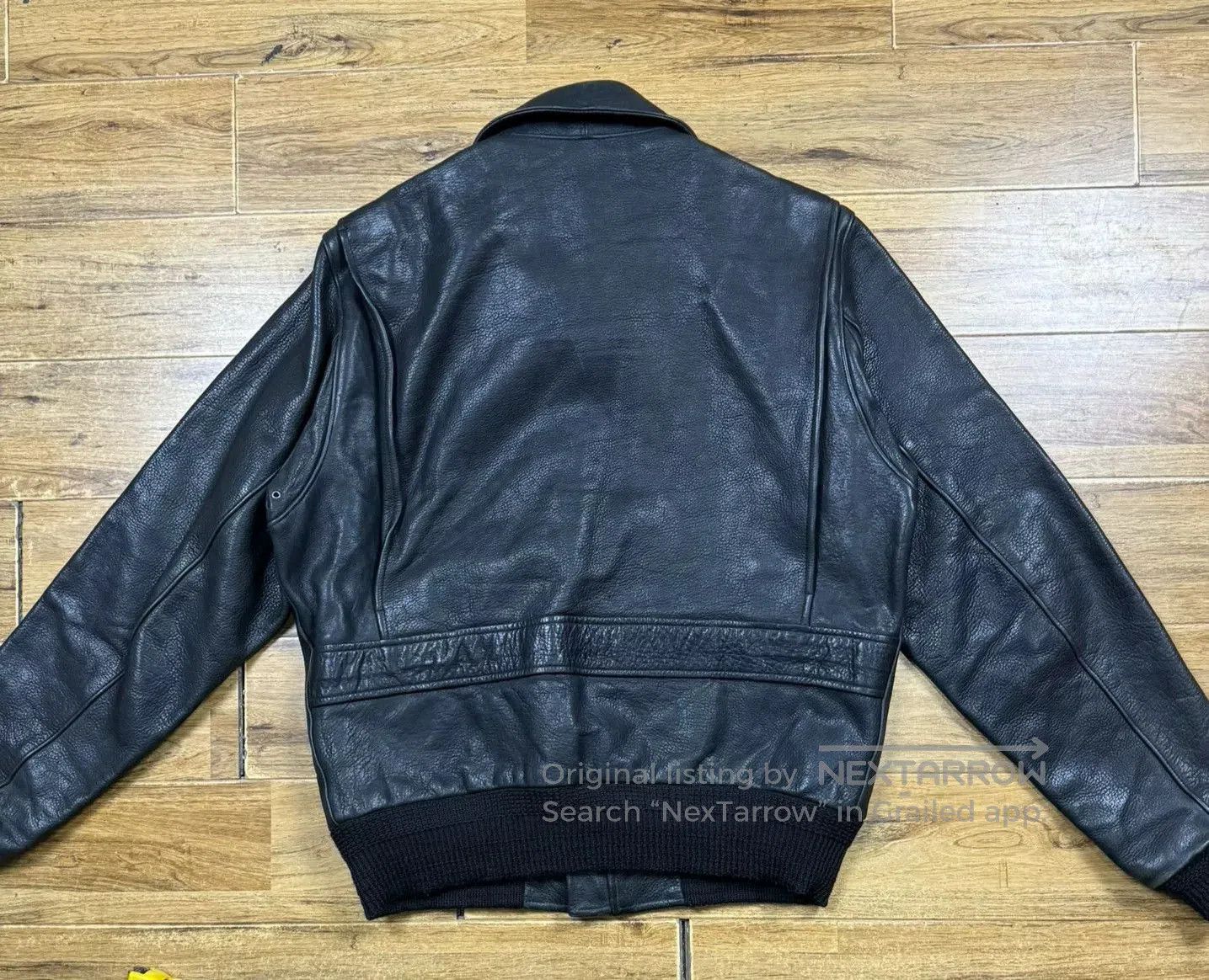 RRL Ralph Lauren Double RL Pilot Jacket in Black. Size US M / EU 48-50 / 2 - 2 Thumbnail