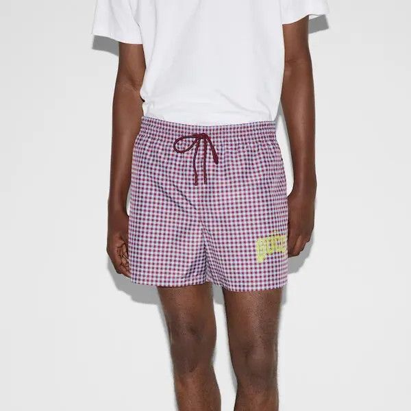 Gucci o1la5ras0626 Printed Poplin Tech Swim Shorts in Multicolor Size US 38 / EU 54 - 3 Thumbnail