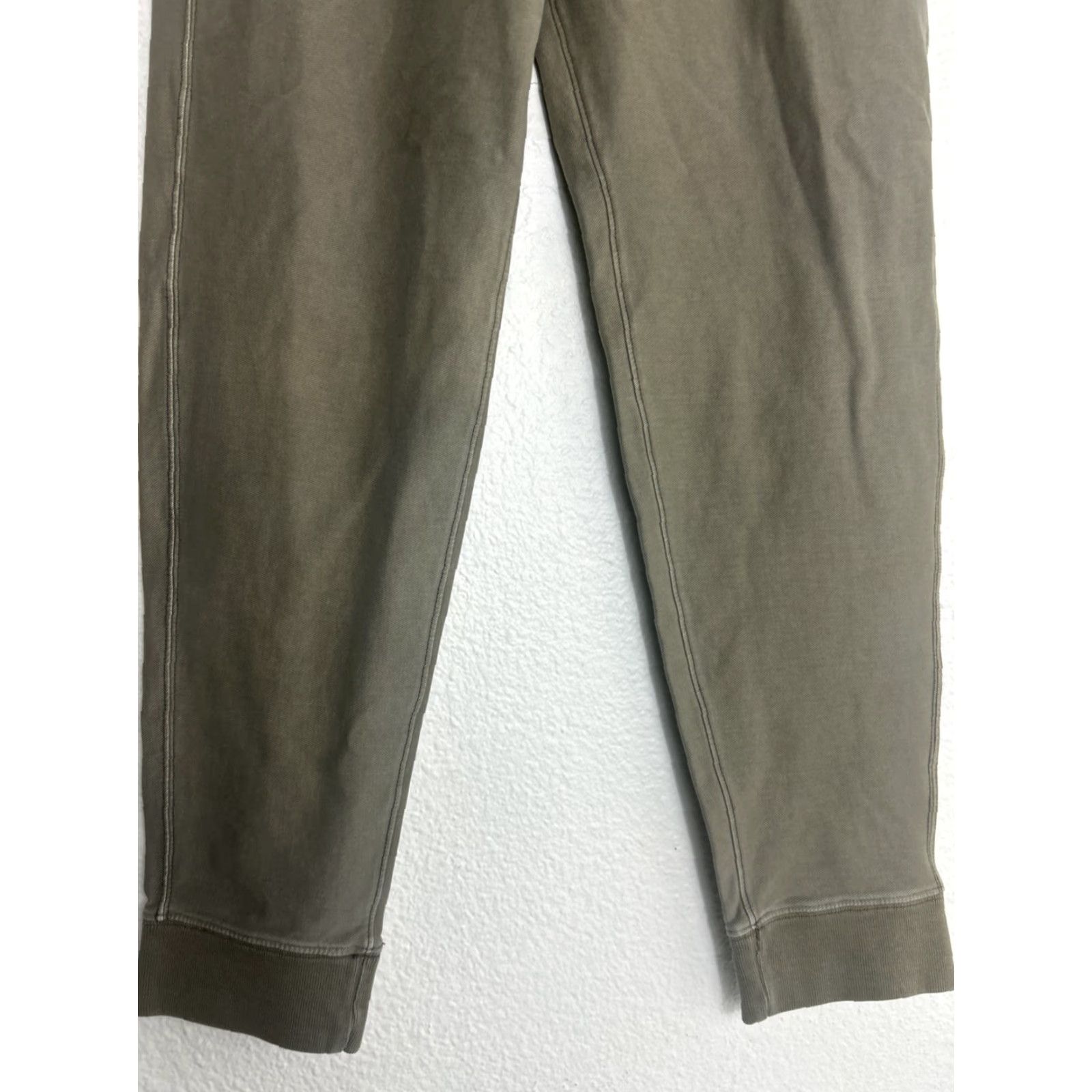 Abercrombie & Fitch Abercrombie & Fitch Mens Cargo Joggers Olive Green 32x28 Cotton Blend Size US 31 - 2 Thumbnail